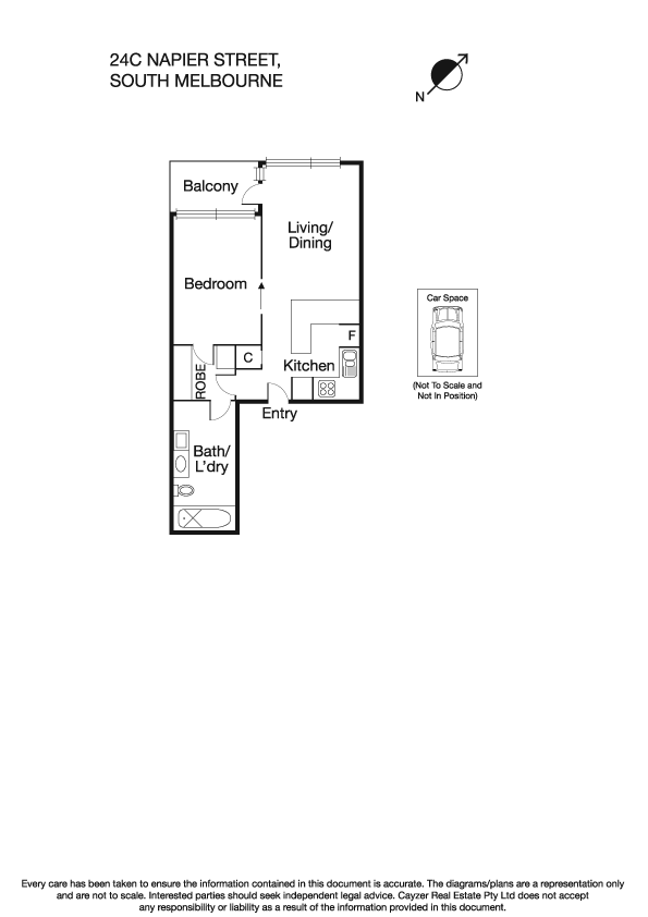 24C Napier Street, SOUTH MELBOURNE VIC 3205 - Floorplan