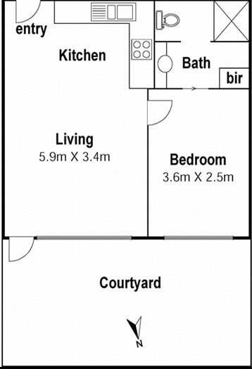 2/5-7 Harold Street, MIDDLE PARK VIC 3206 - Floorplan