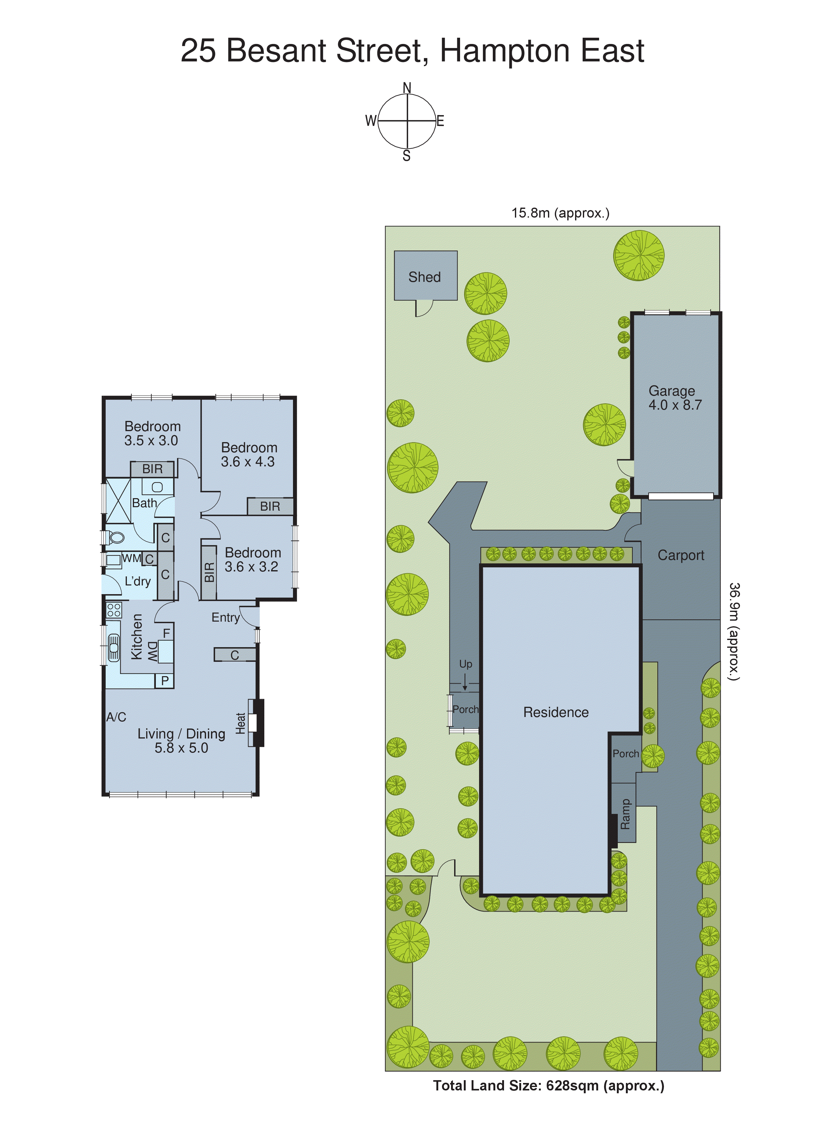 25 Besant Street, Hampton East VIC 3188 - Floorplan