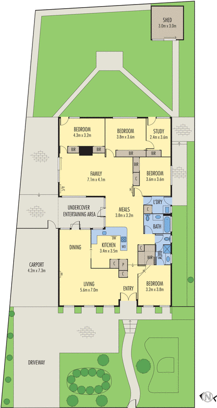25 Carnarvon Drive, Grovedale VIC 3216 - Floorplan