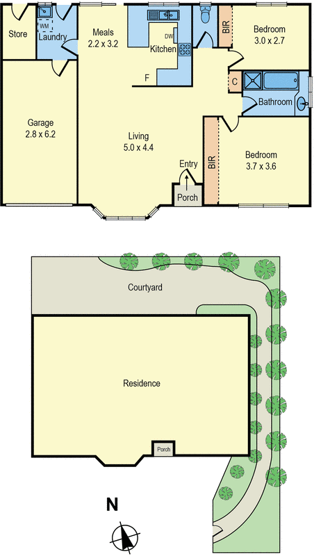 2/5 Centre Dandenong Road, Dingley Village VIC 3172 - Floorplan