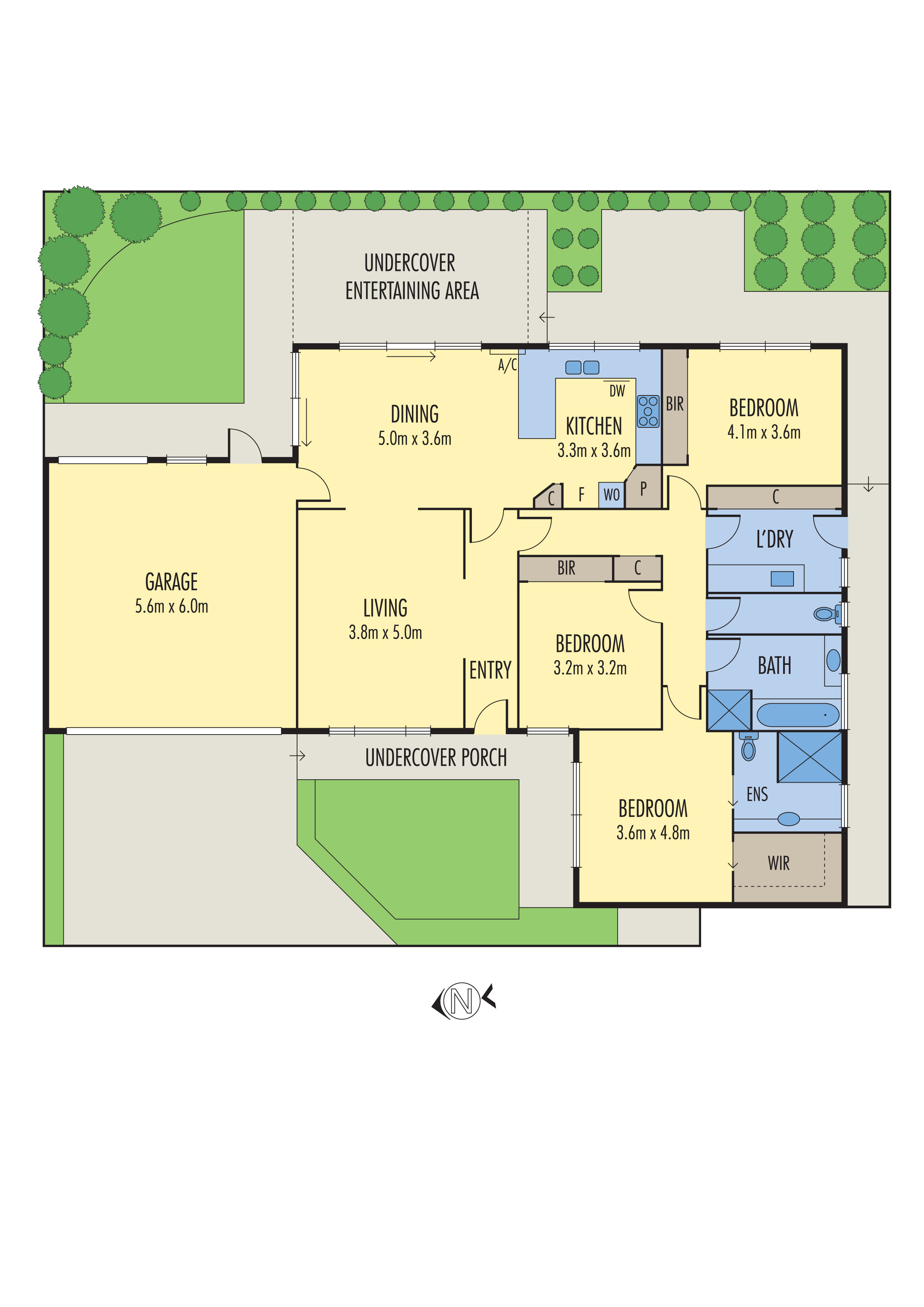 2/5 Hewat Drive, HIGHTON VIC 3216 - Floorplan