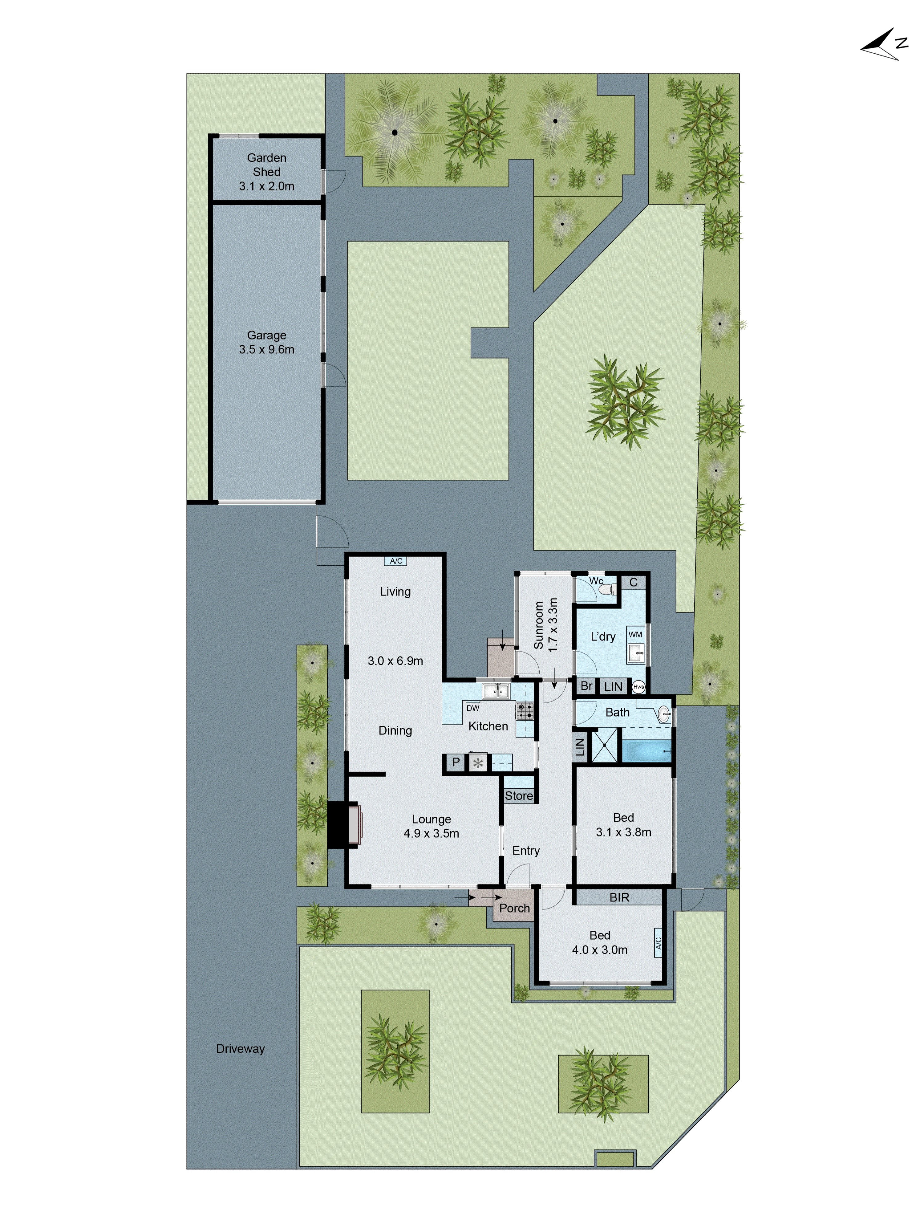 25 Hinchcliff Crescent, Newcomb VIC 3219 - Floorplan