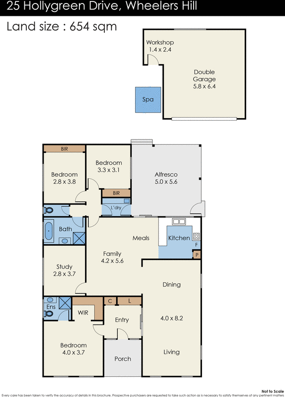 25 Hollygreen Drive, Wheelers Hill VIC 3150 - Floorplan