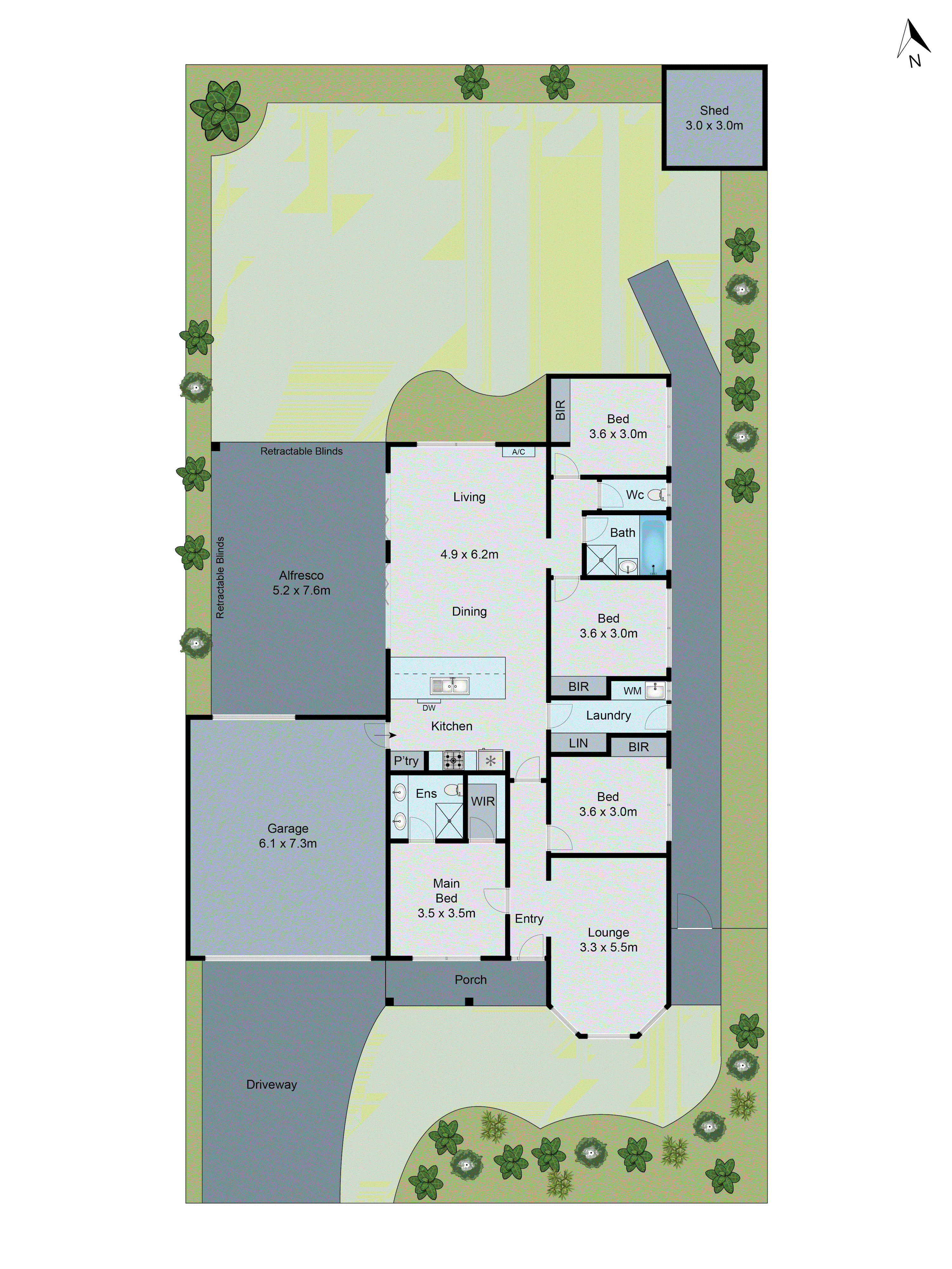 25 Huon Crescent, Leopold VIC 3224 - Floorplan
