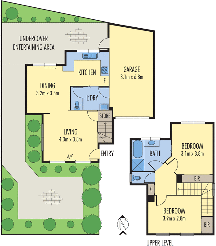 2/5 Illawarra Close, Chadstone VIC 3148 - Floorplan