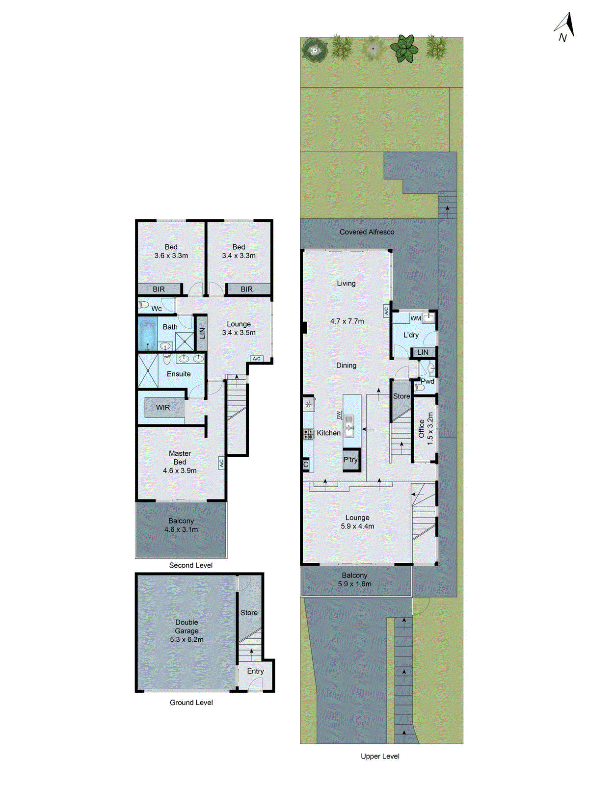 2/5 Lansbury Crescent, Highton VIC 3216 - Floorplan