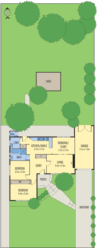 25 Leonard Street, Burwood VIC 3125 - Floorplan