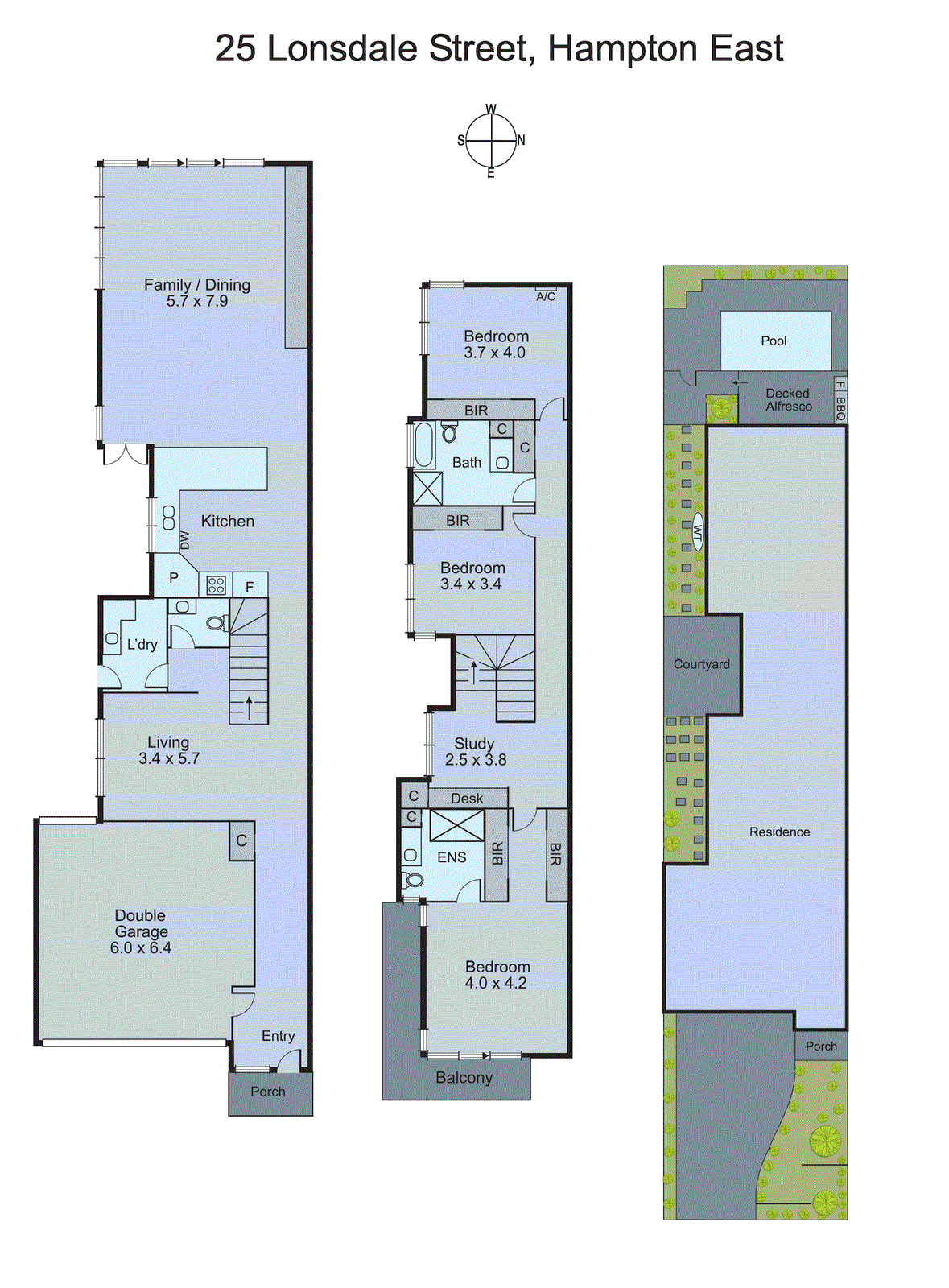 25 Lonsdale Avenue, Hampton East VIC 3188 - Floorplan