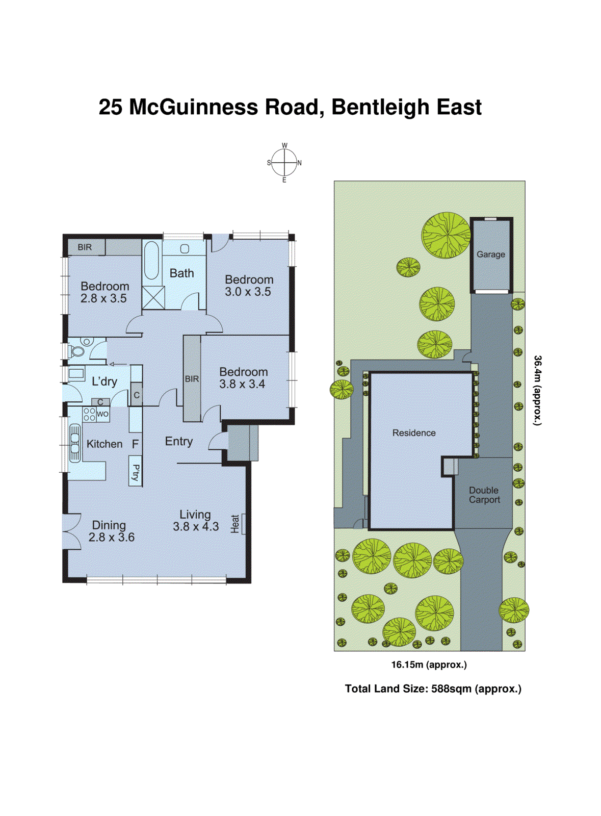 25 McGuinness Road, Bentleigh East VIC 3165 - Floorplan