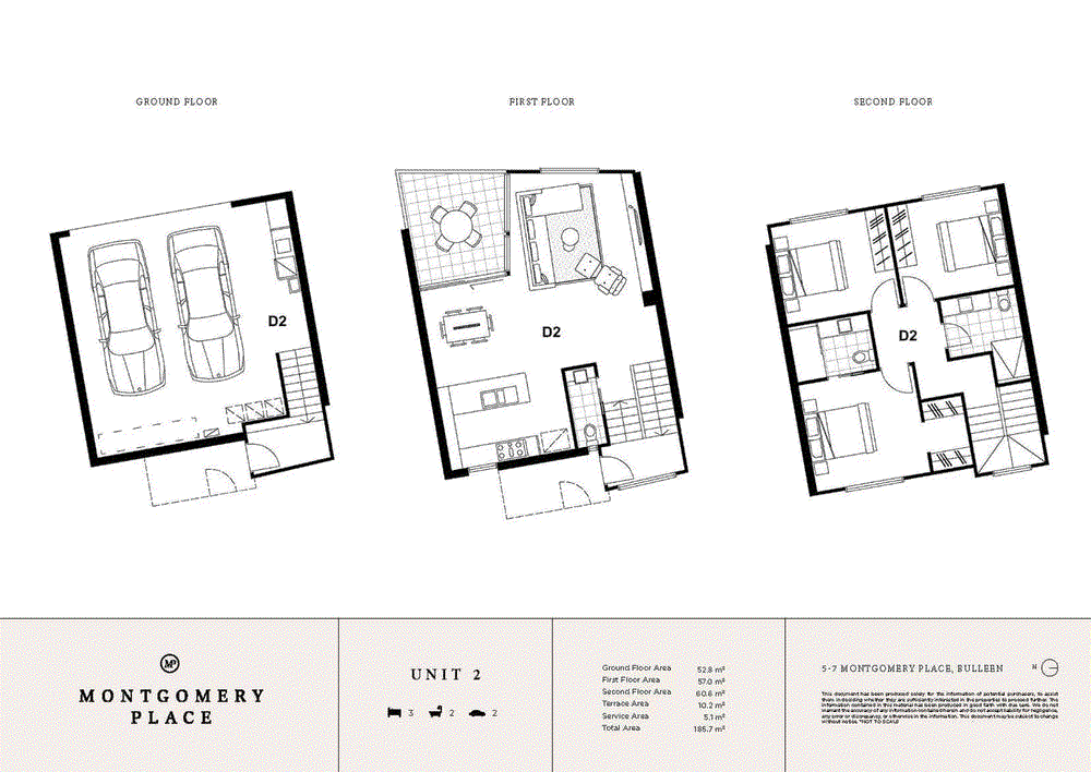 2/5 Montgomery Place, Bulleen VIC 3105 - Floorplan
