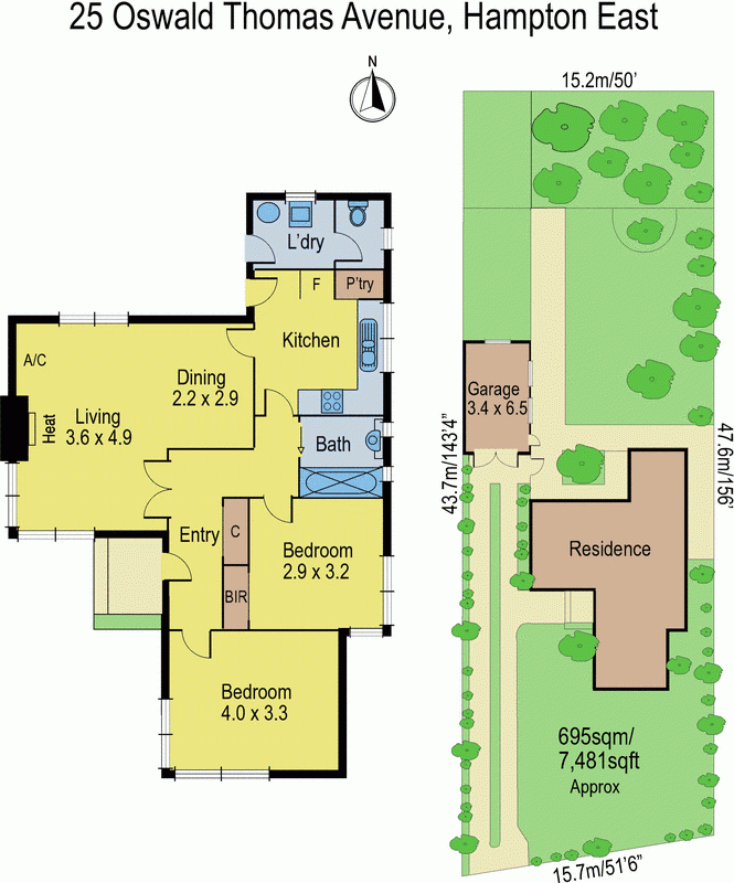 25 Oswald Thomas Avenue, HAMPTON EAST VIC 3188 - Floorplan