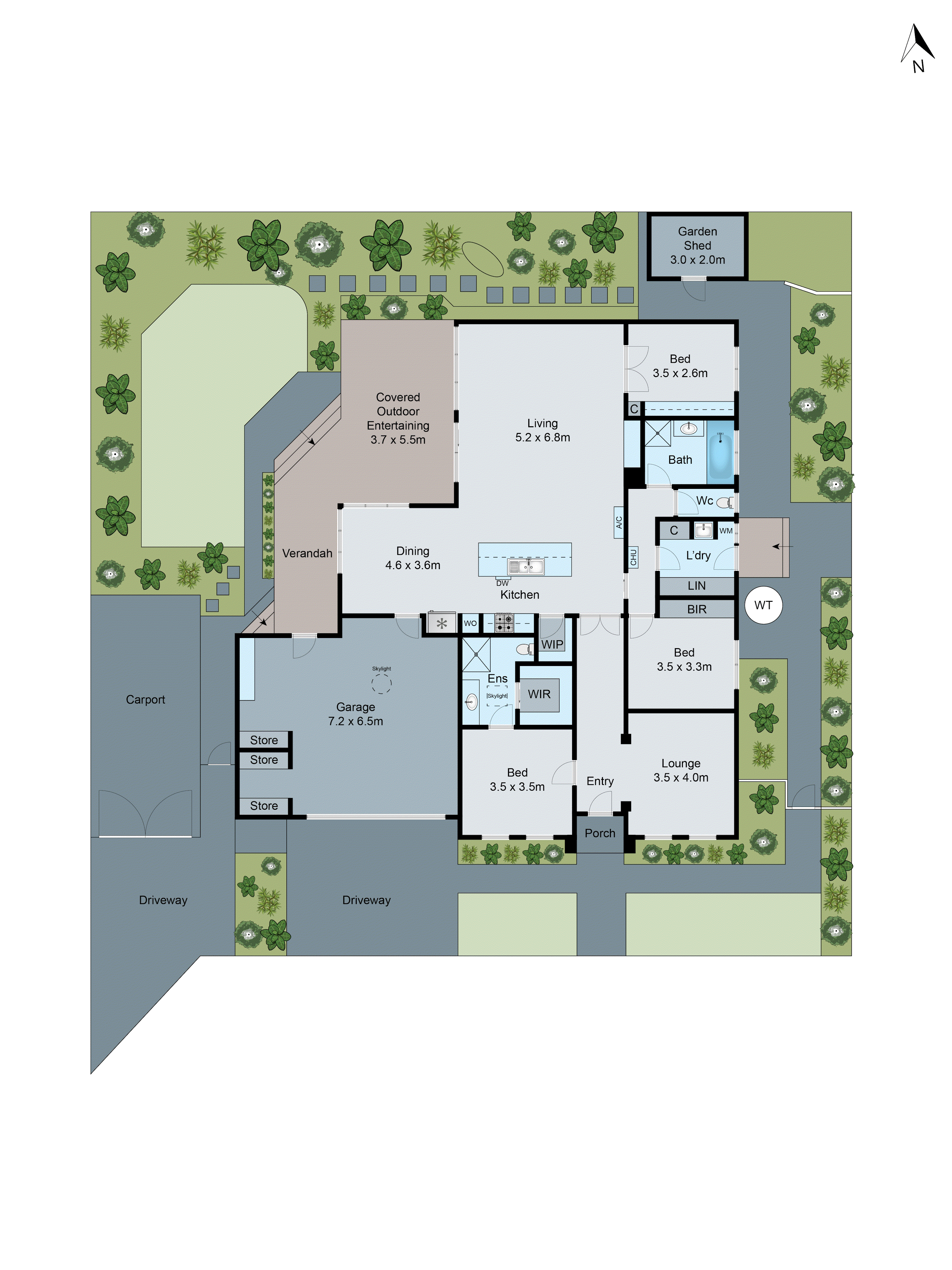 25 Peppertree Rise, Waurn Ponds VIC 3216 - Floorplan