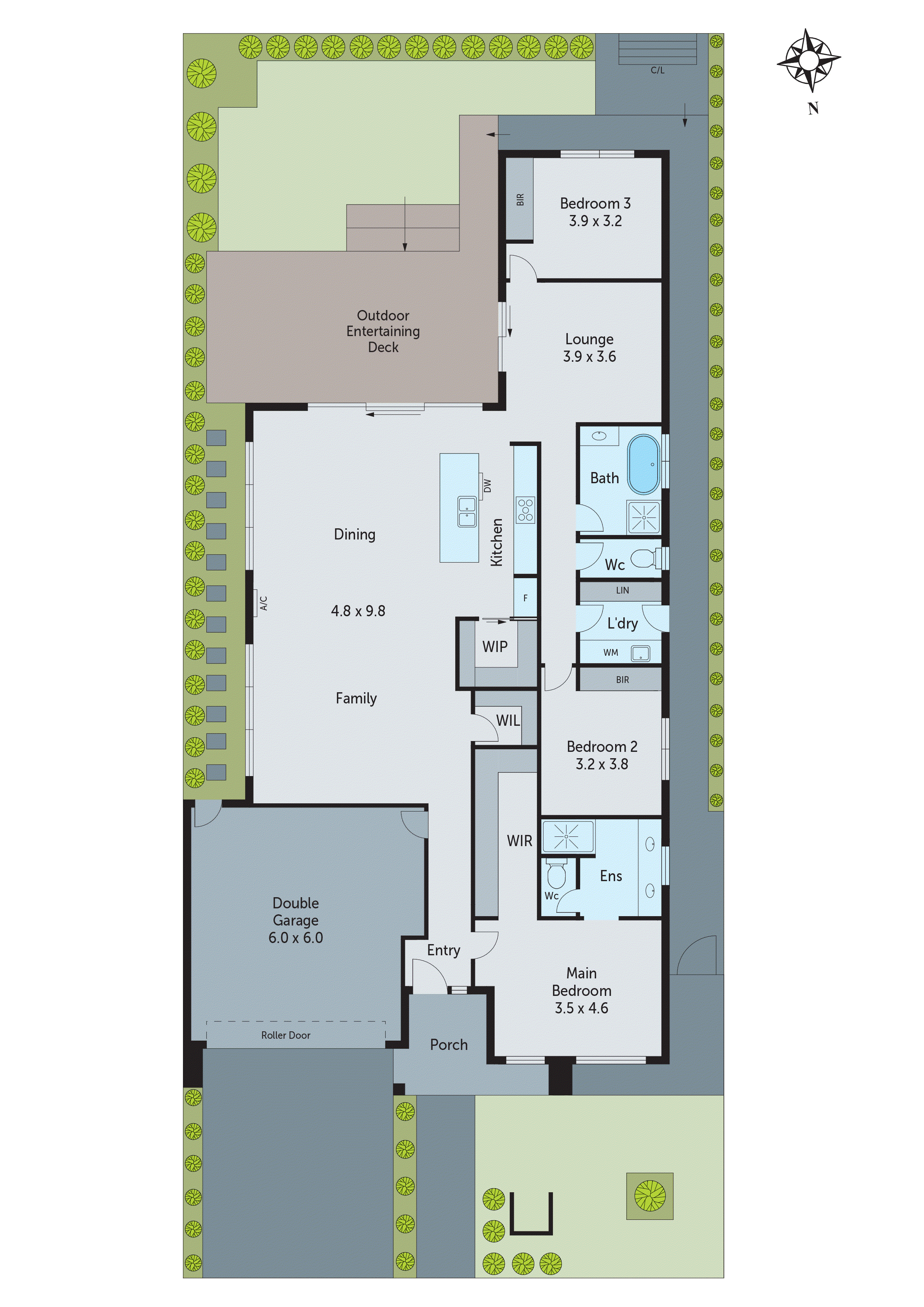25 Raleigh Circuit, Armstrong Creek VIC 3217 - Floorplan
