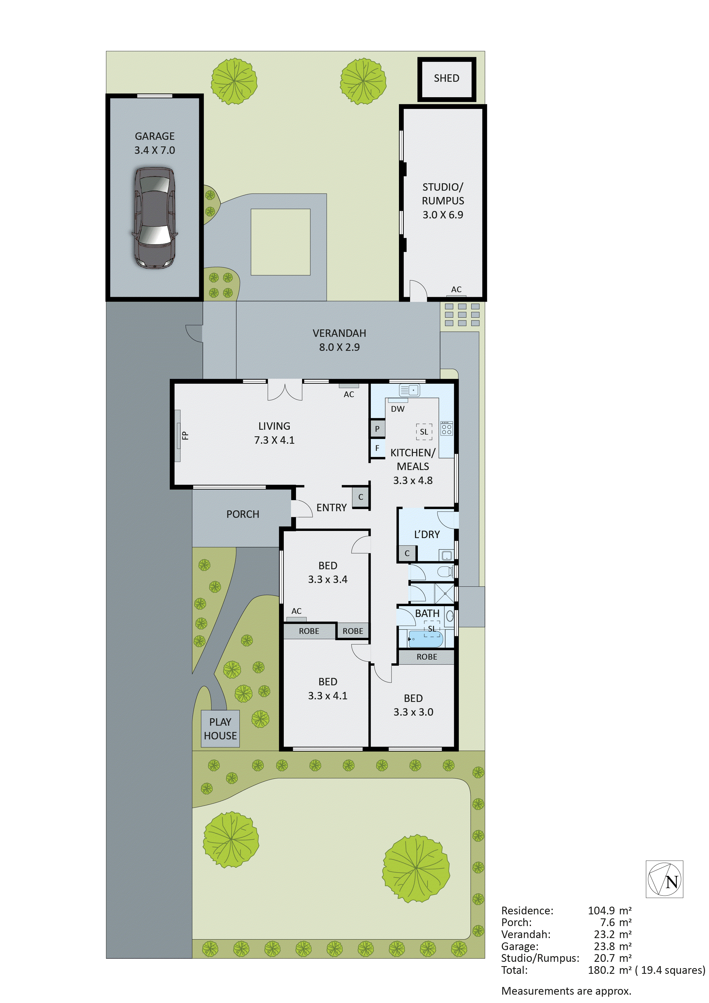 25 Sharrock Drive, Dingley Village VIC 3172 - Floorplan
