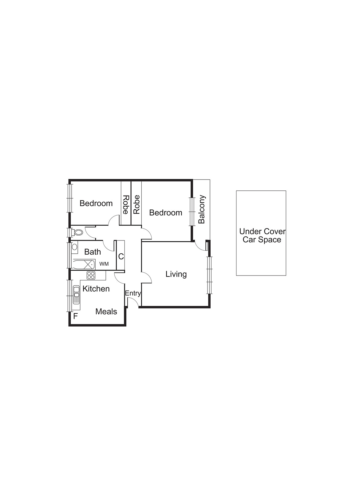 2/5 South Avenue, Bentleigh VIC 3204 - Floorplan