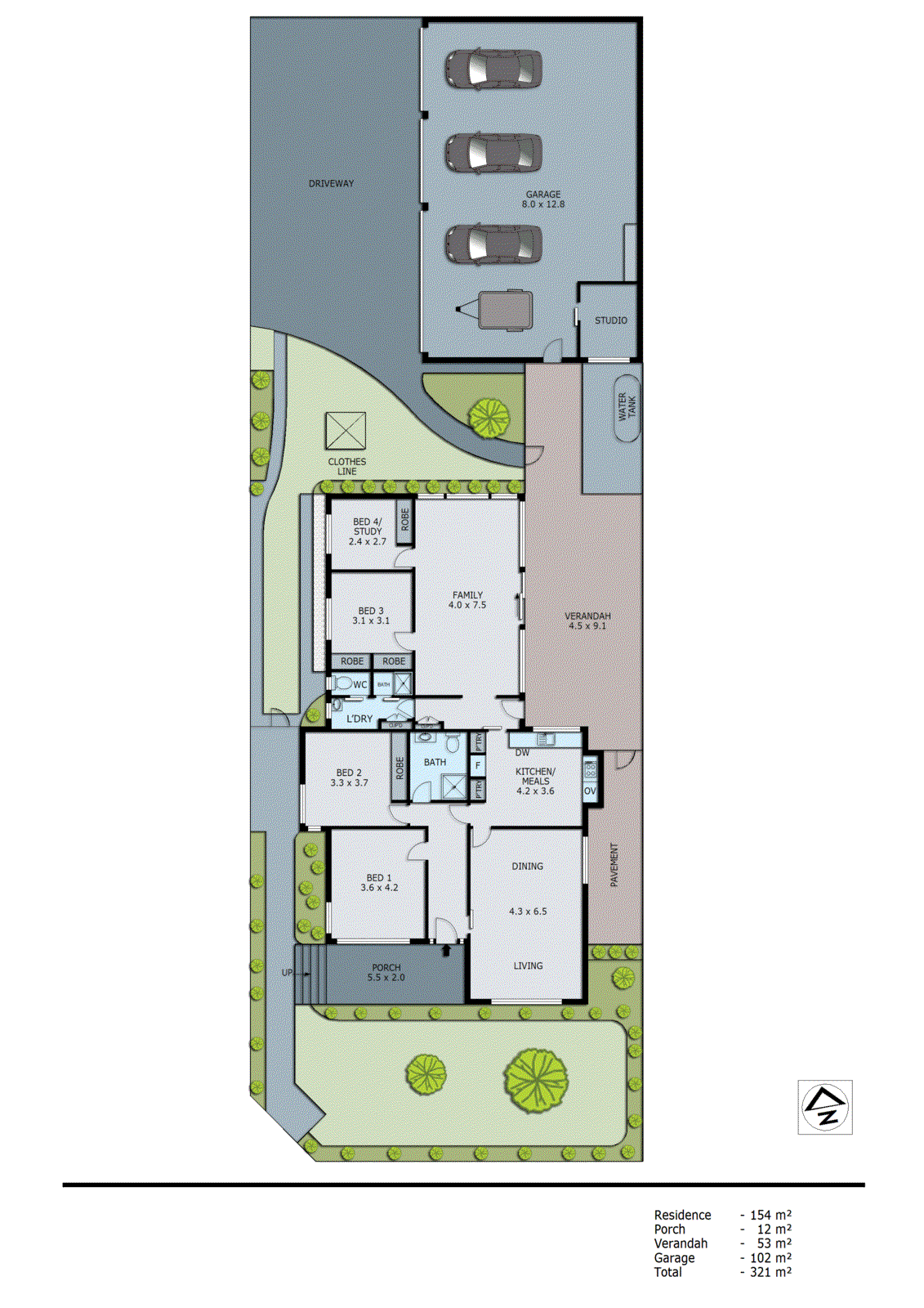 25 St James Avenue, Springvale VIC 3171 - Floorplan