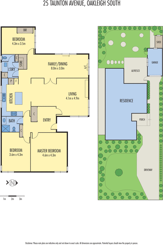 25 Taunton Avenue, Oakleigh South VIC 3167 - Floorplan