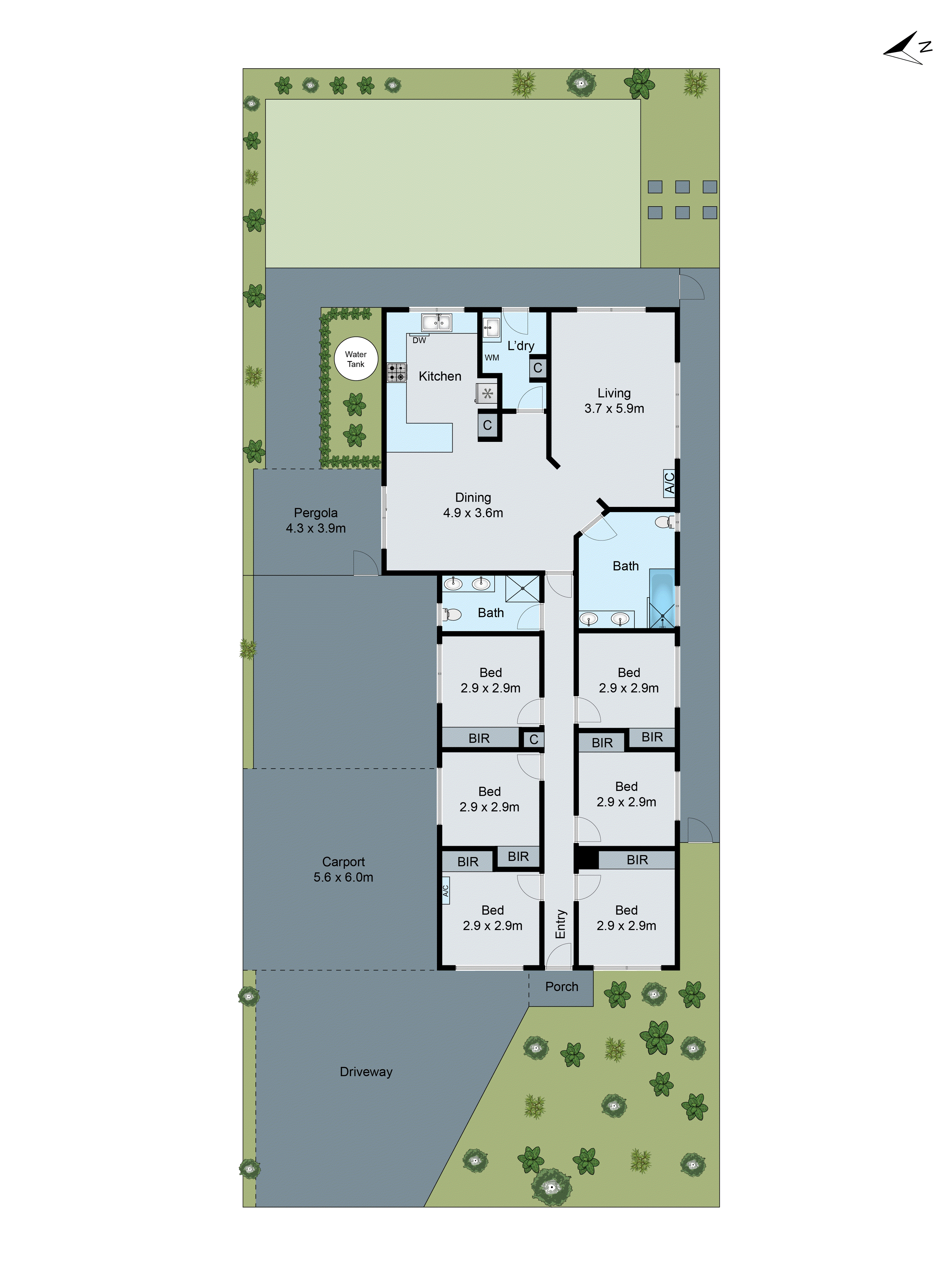 25 Thwaites Close, Highton VIC 3216 - Floorplan