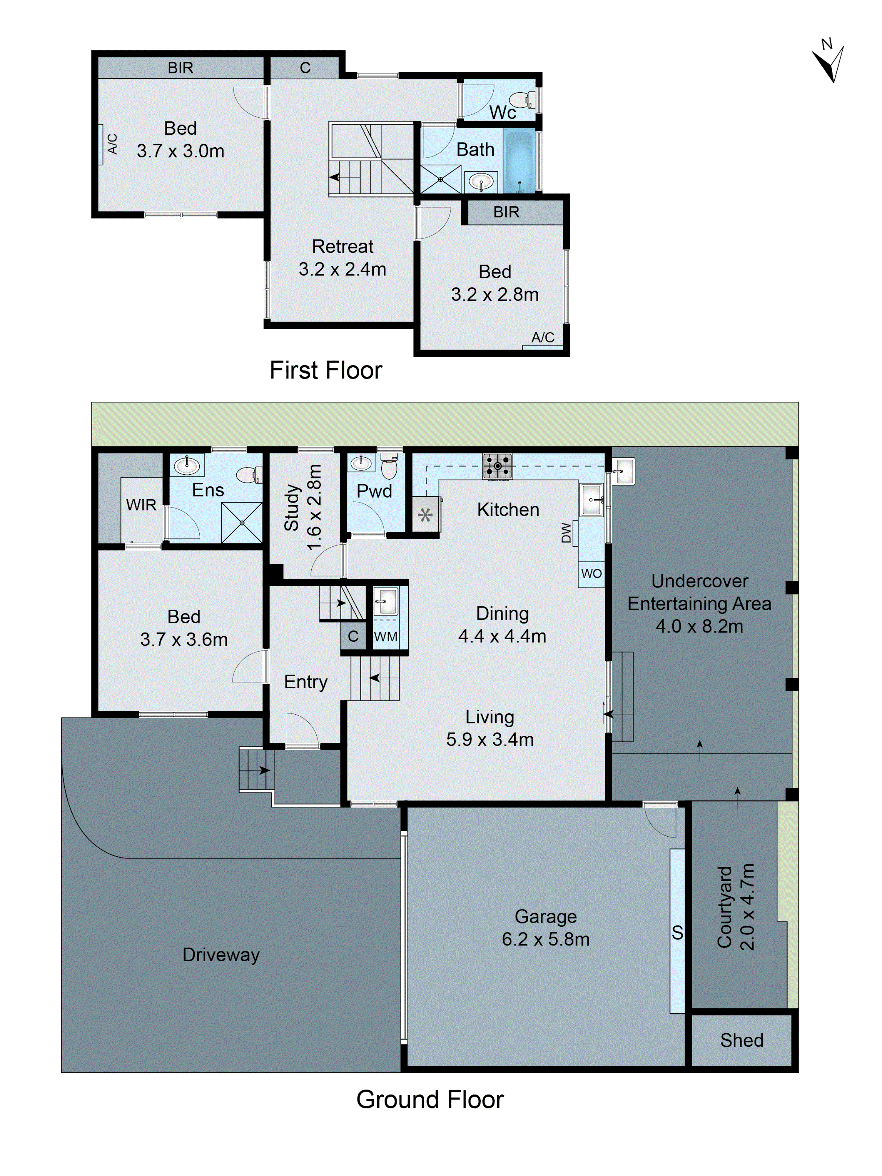 2/5 Winifred Street, Oakleigh VIC 3166 - Floorplan