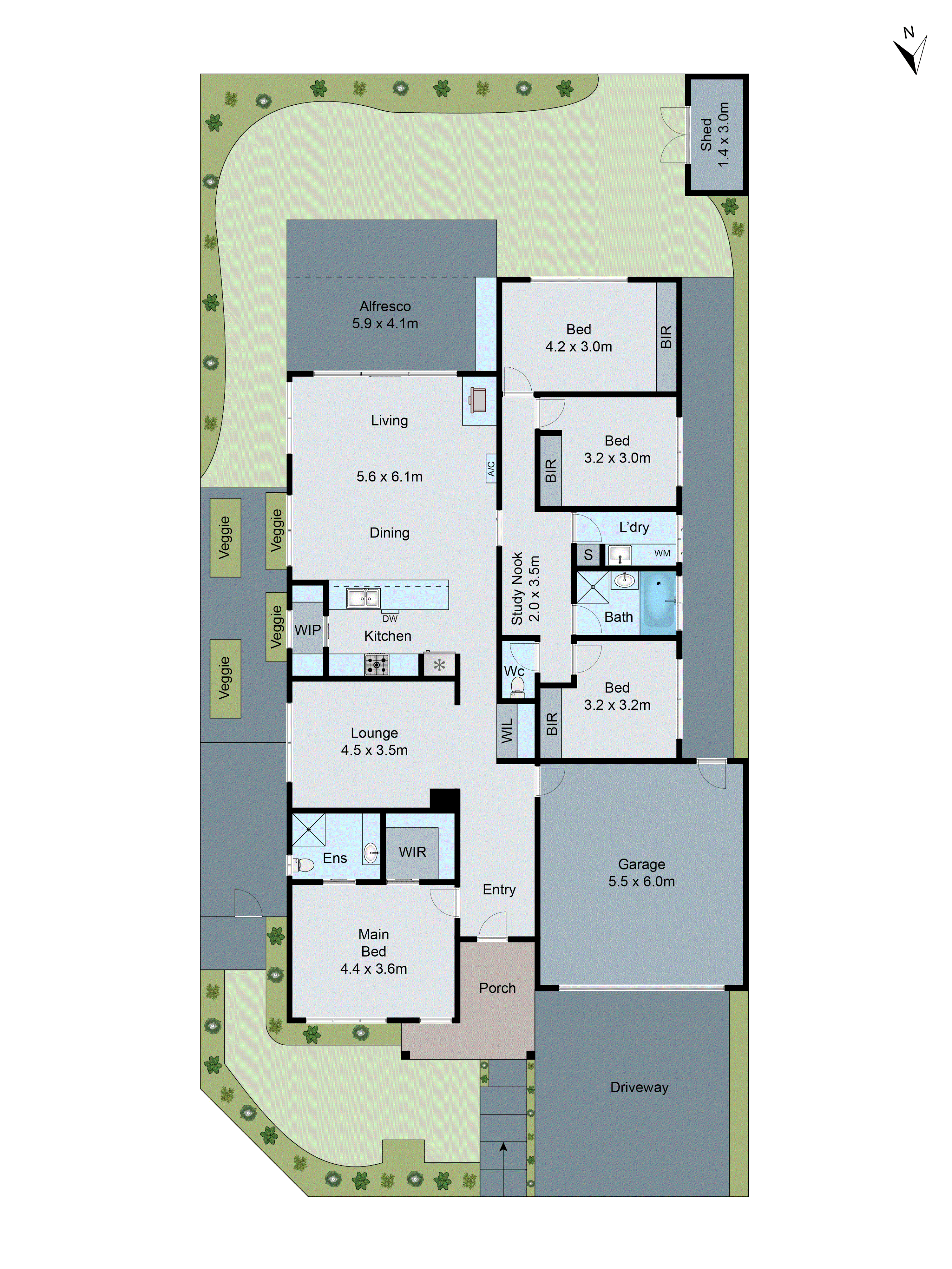 25 Worn Road, Charlemont VIC 3217 - Floorplan