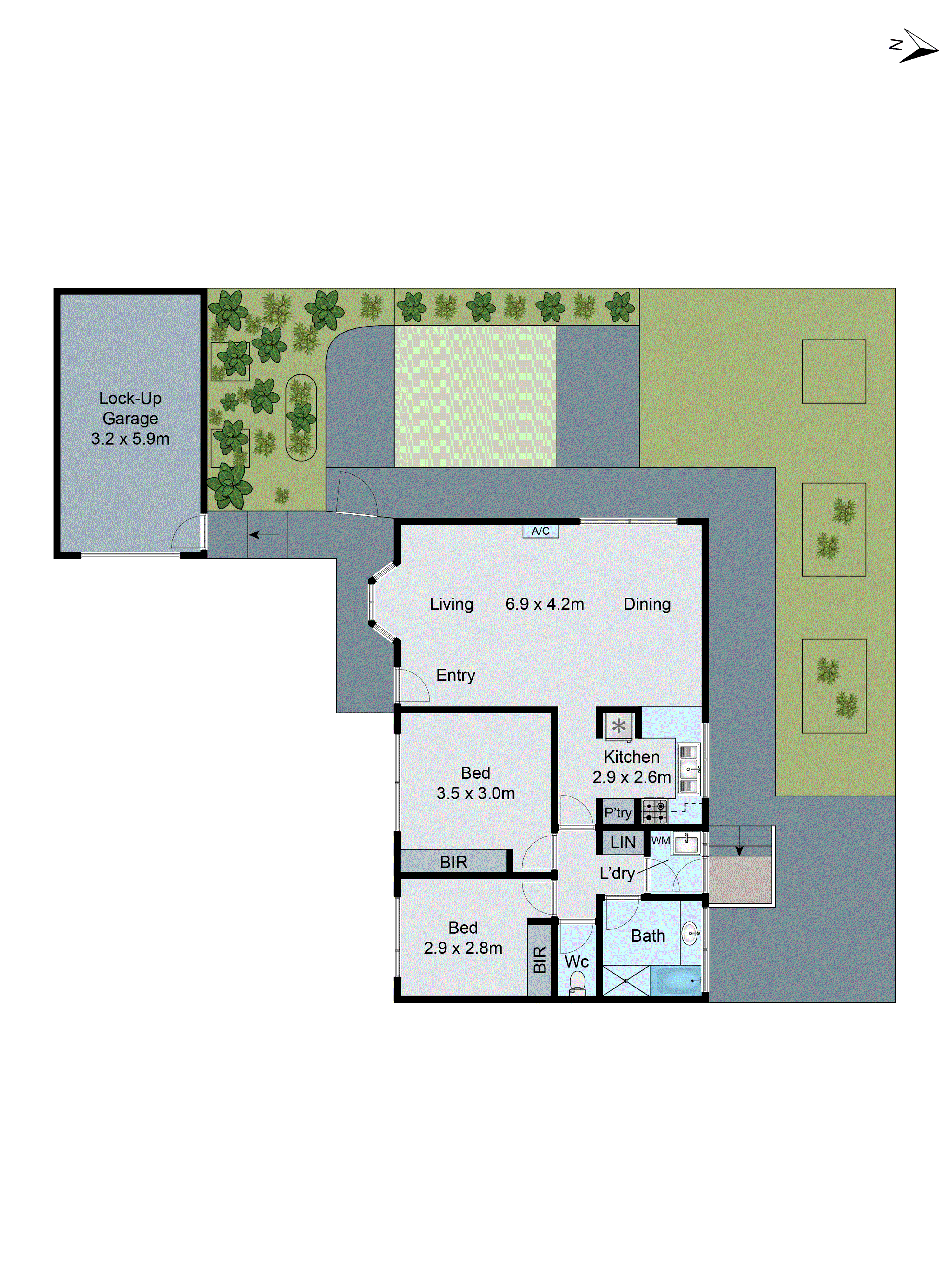 2/50-52 Moruya Drive, Grovedale VIC 3216 - Floorplan