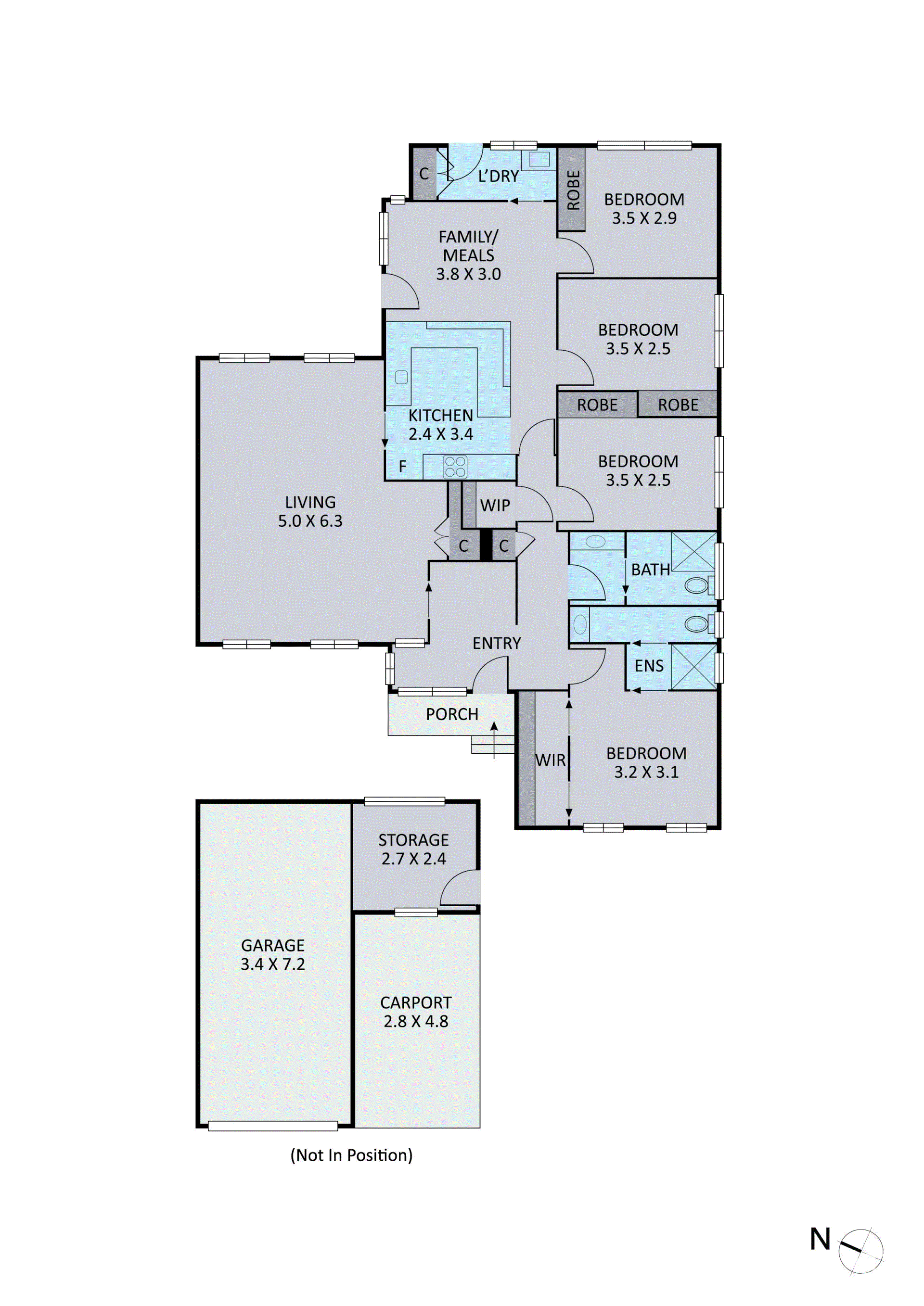 250 Brandon Park Drive, Wheelers Hill VIC 3150 - Floorplan