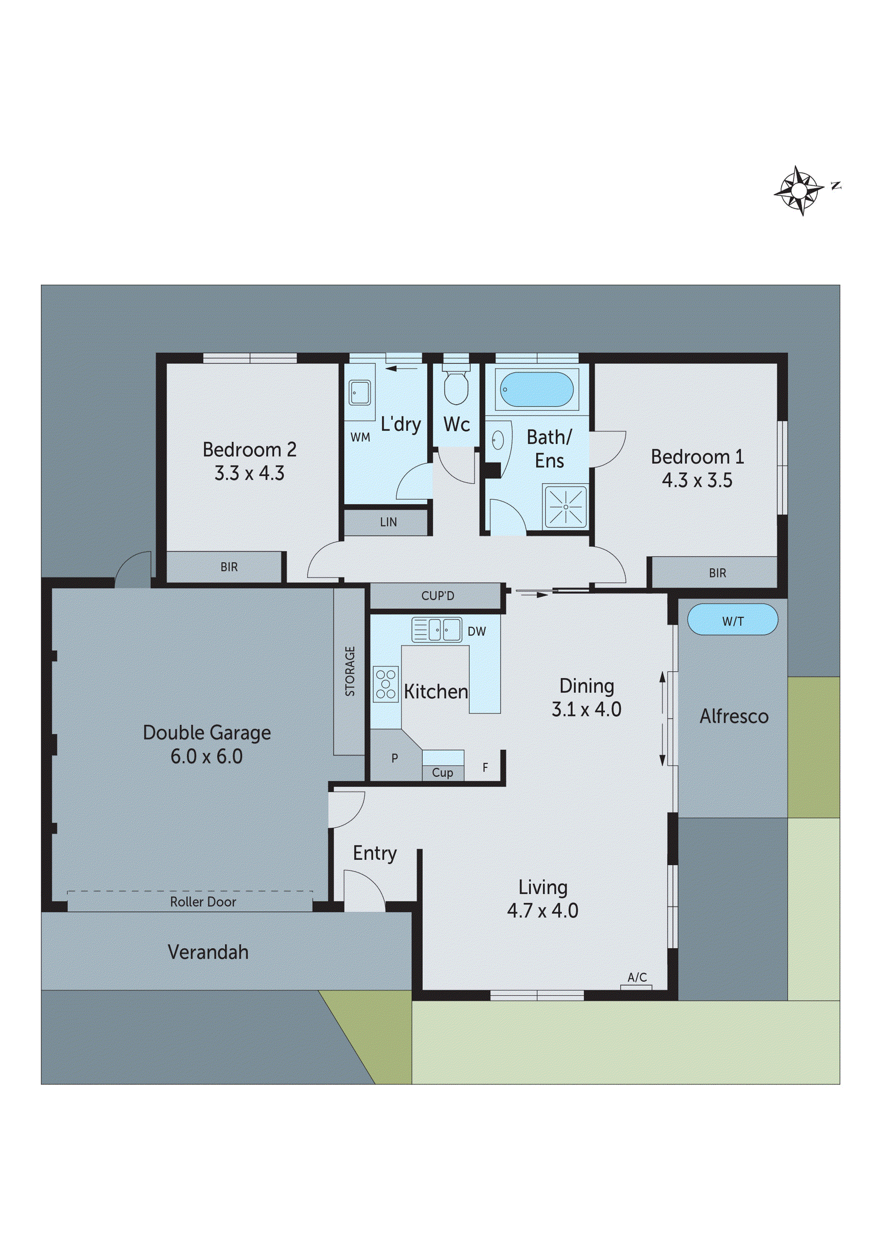 2/50 Wilsons Road, Newcomb VIC 3219 - Floorplan