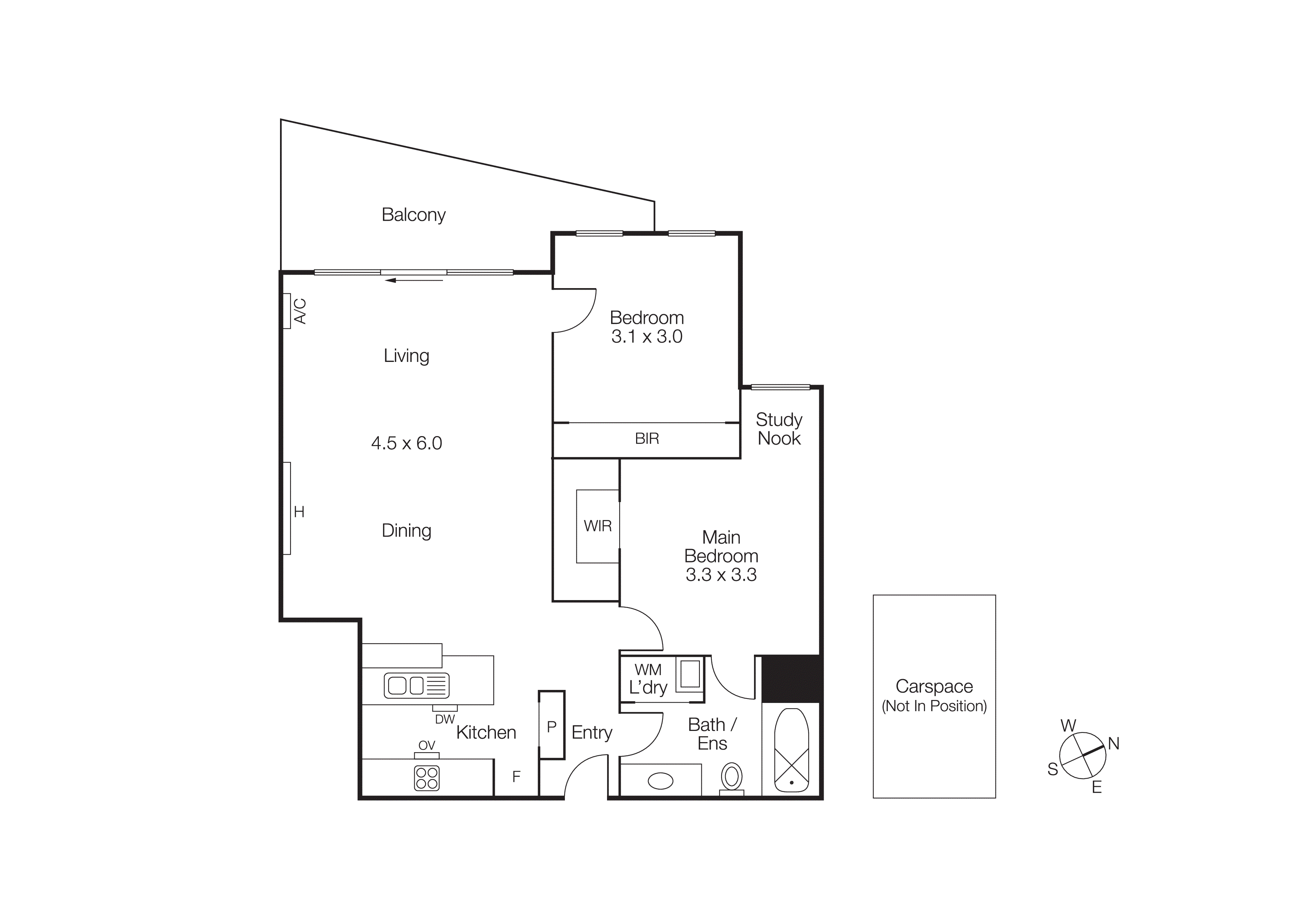 25/125 Ormond Road, Elwood VIC 3184 - Floorplan