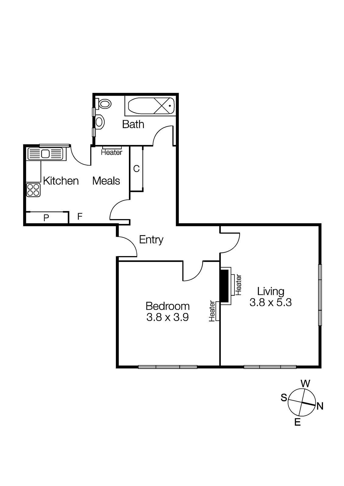 25/17 Queens Road, Melbourne VIC 3004 - Floorplan