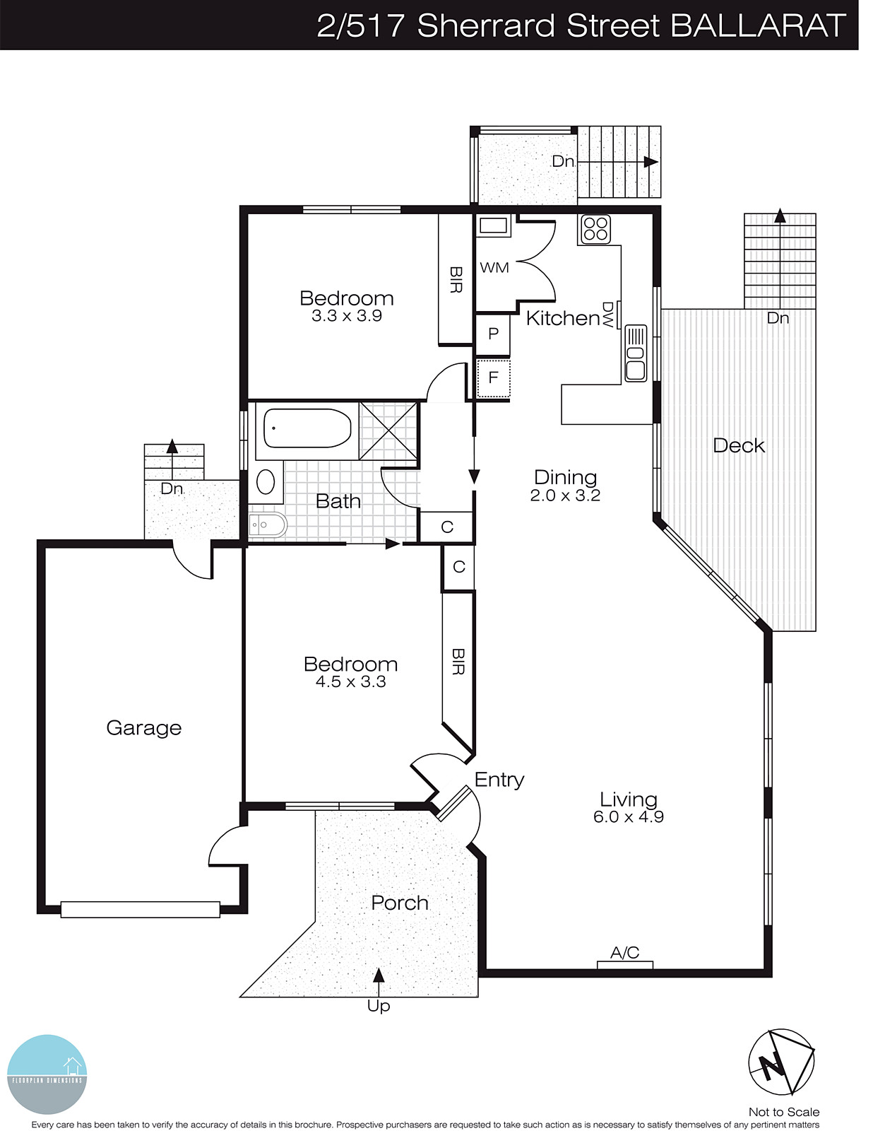 2/517 Sherrard Street, Ballarat VIC 3350 - Floorplan
