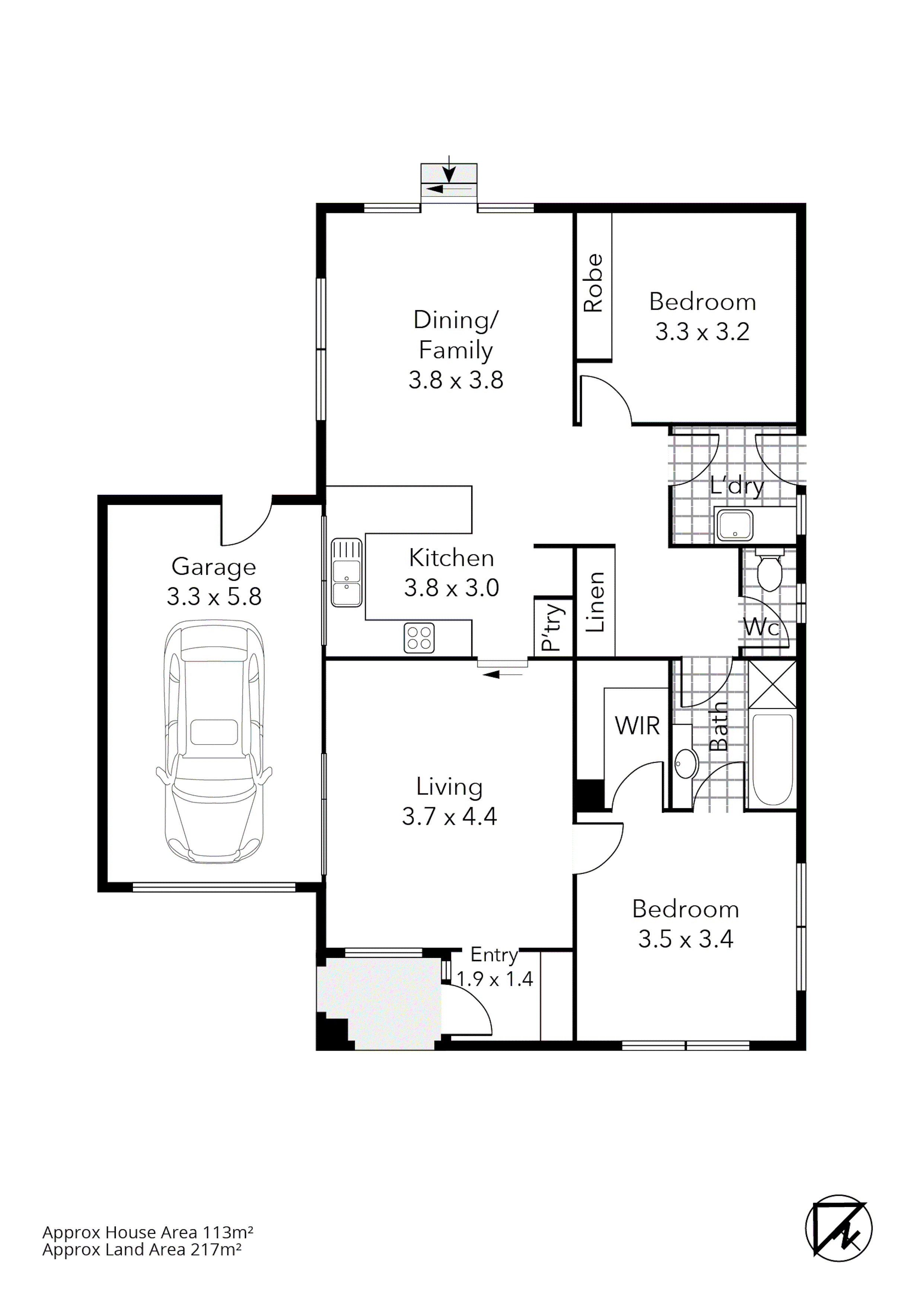 2/519 Bond Street, Golden Point VIC 3350 - Floorplan