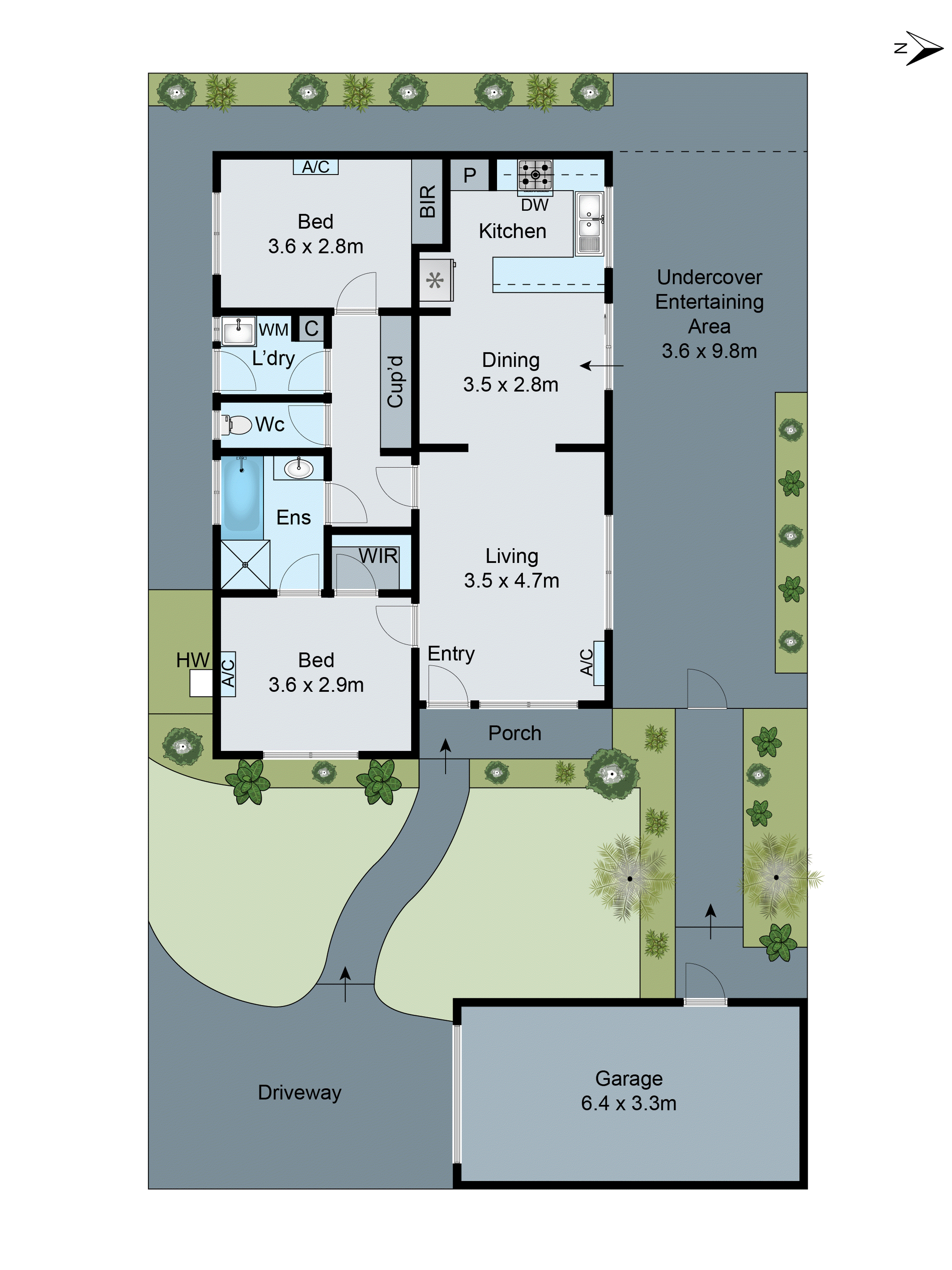 2/52 Bieske Road, Grovedale VIC 3216 - Floorplan