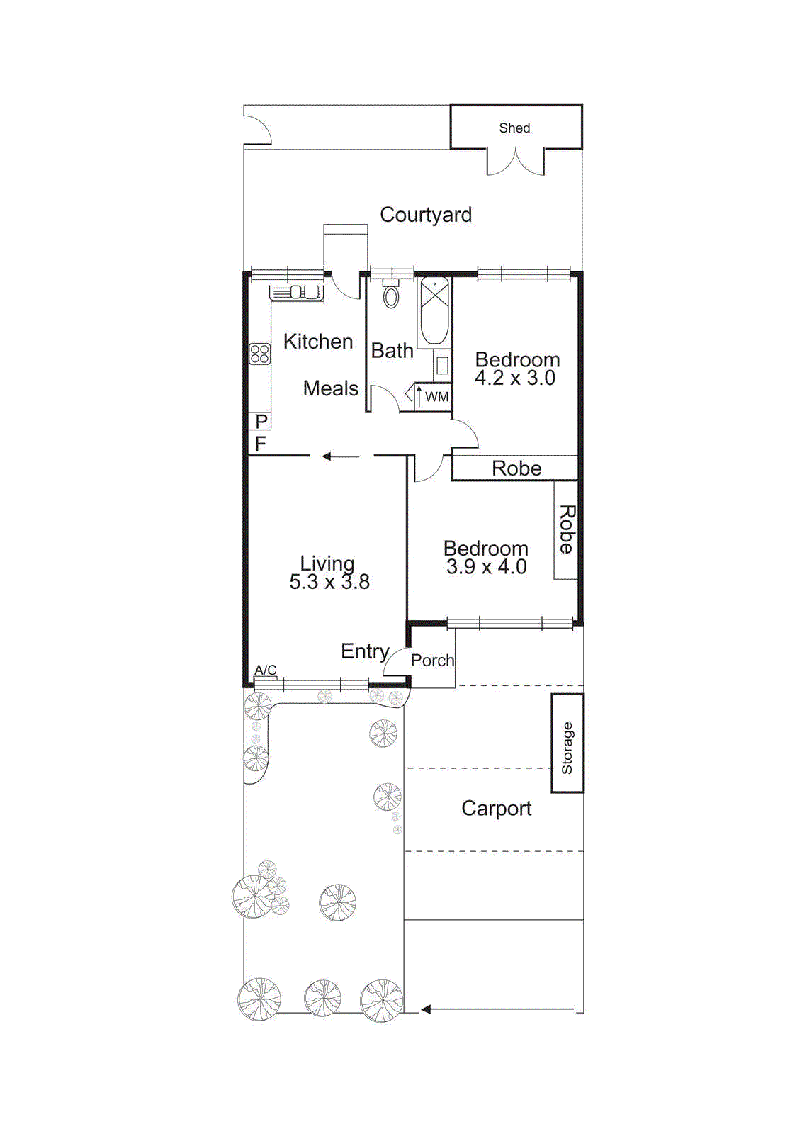2/52 Railway Crescent, Bentleigh VIC 3204 - Floorplan
