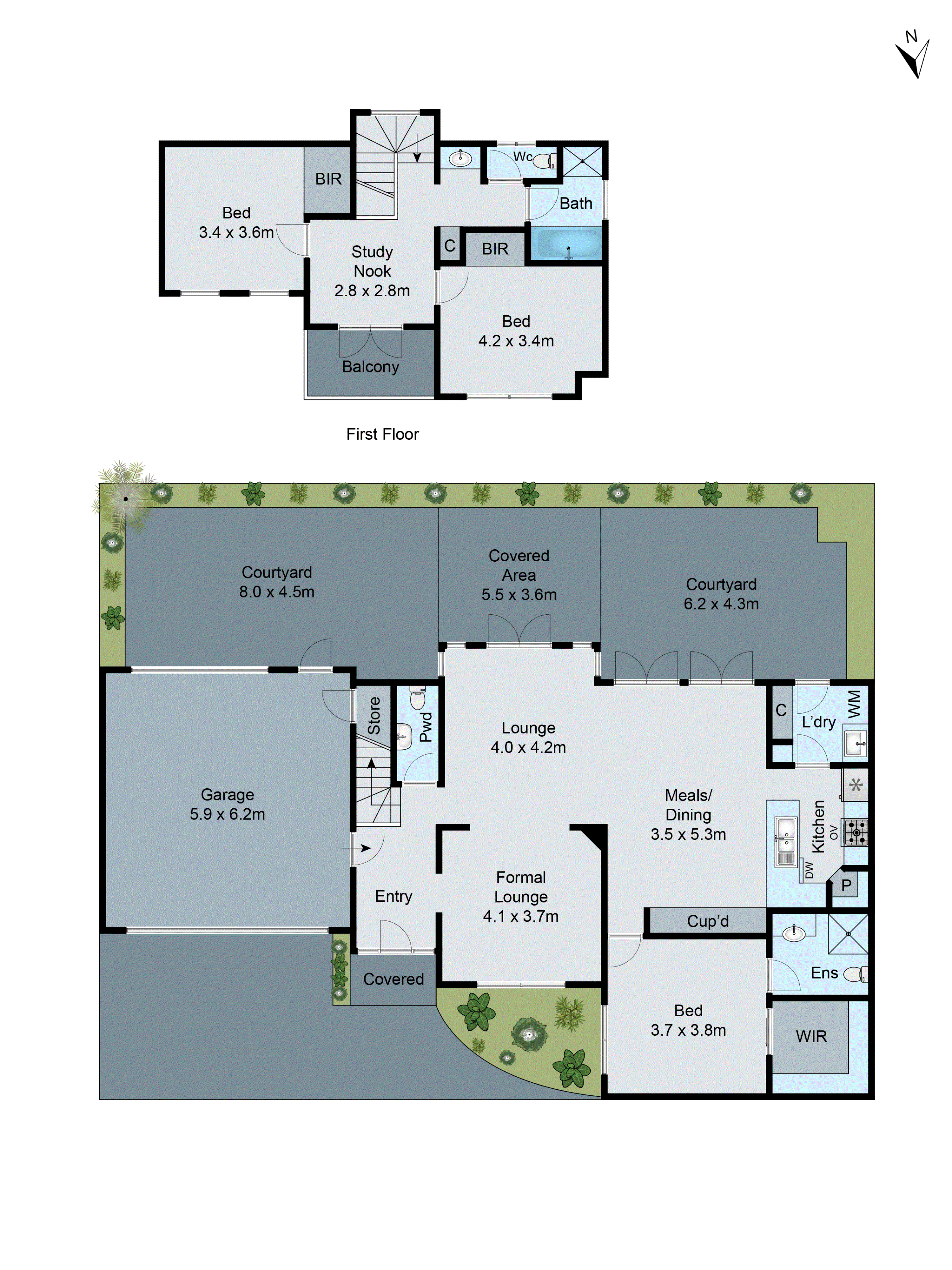 2/52 Virginia Street, Mount Waverley VIC 3149 - Floorplan