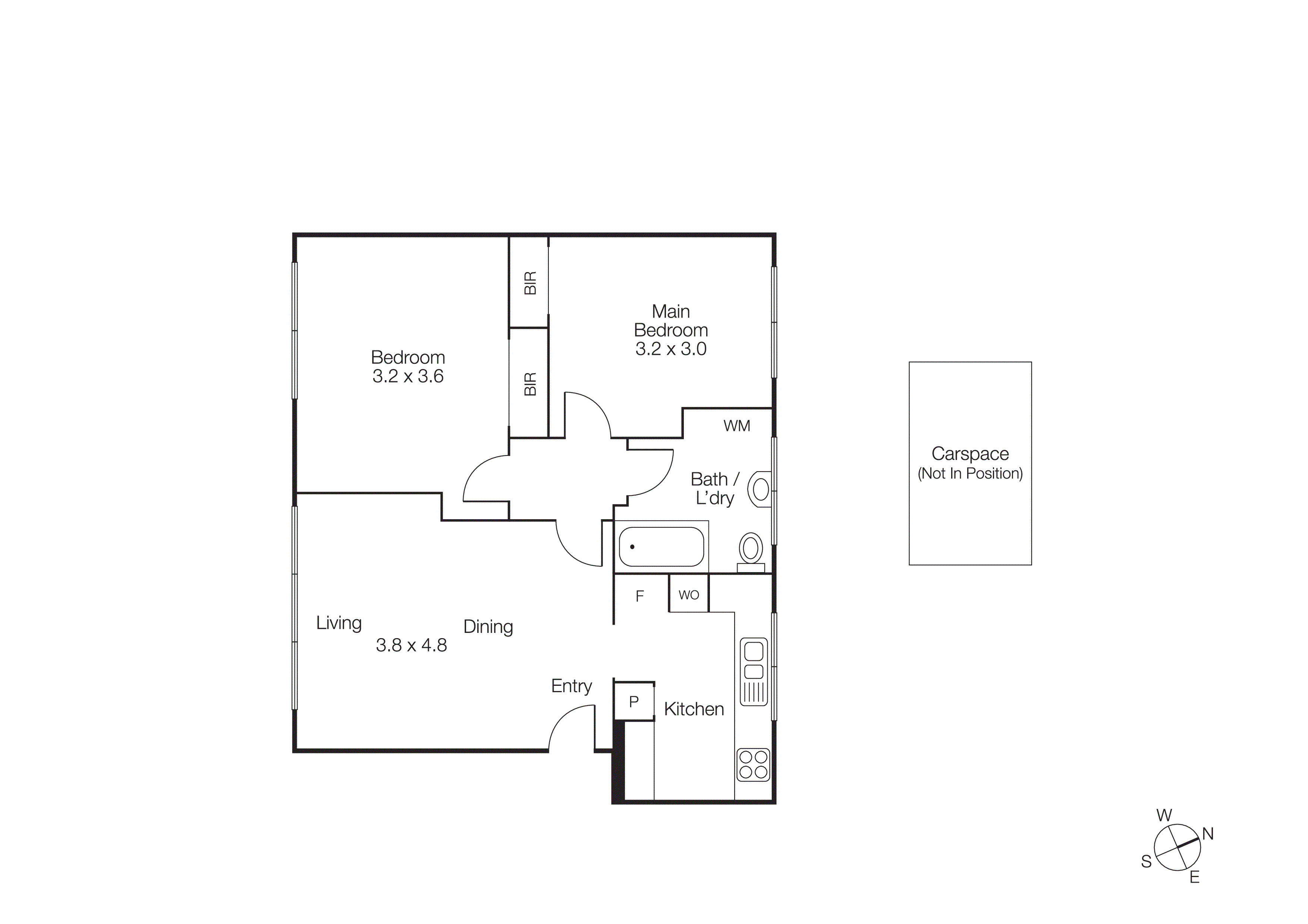 2/53 Chapel Street, St Kilda VIC 3182 - Floorplan