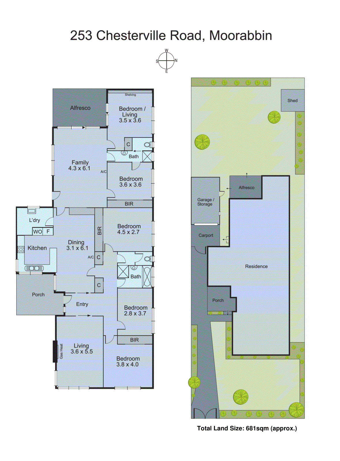 253 Chesterville Road, Moorabbin VIC 3189 - Floorplan