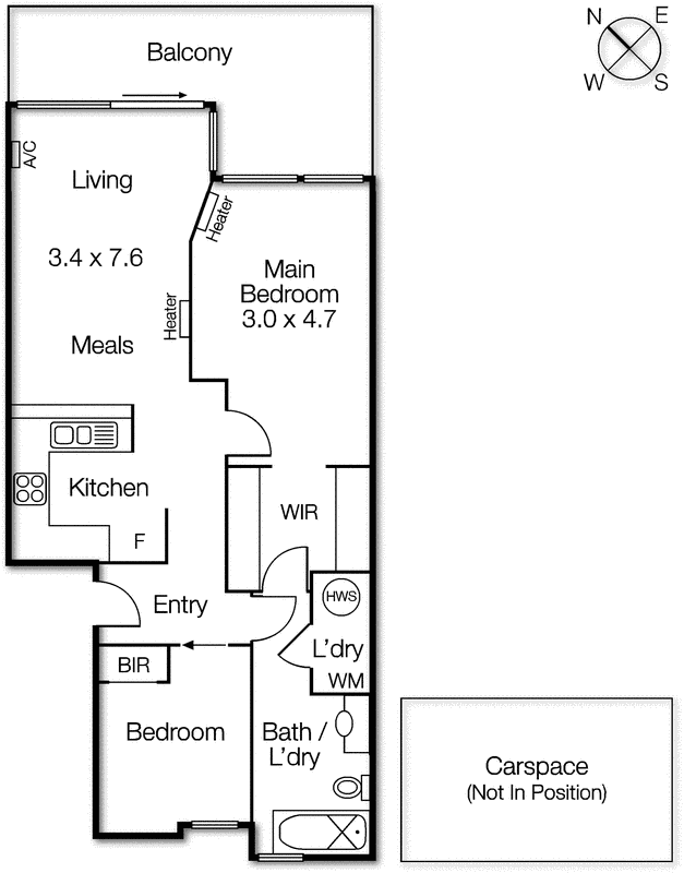 25/352 Canterbury Road, St Kilda VIC 3182 - Floorplan