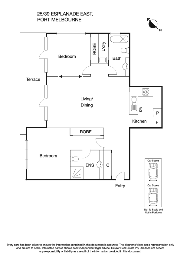 25/39 Esplanade East, PORT MELBOURNE VIC 3207 - Floorplan