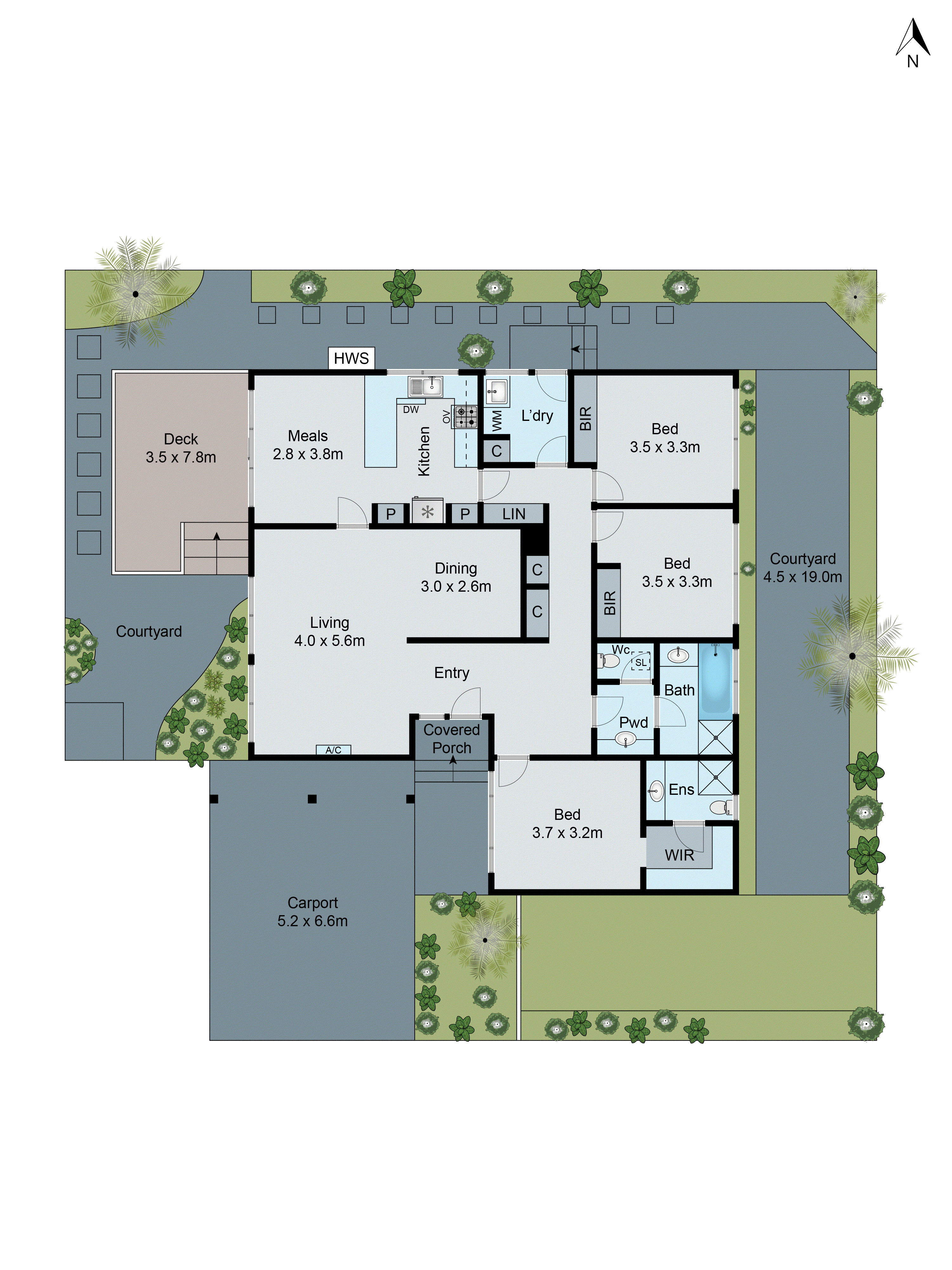 2/54 Crawford Road, Clarinda VIC 3169 - Floorplan
