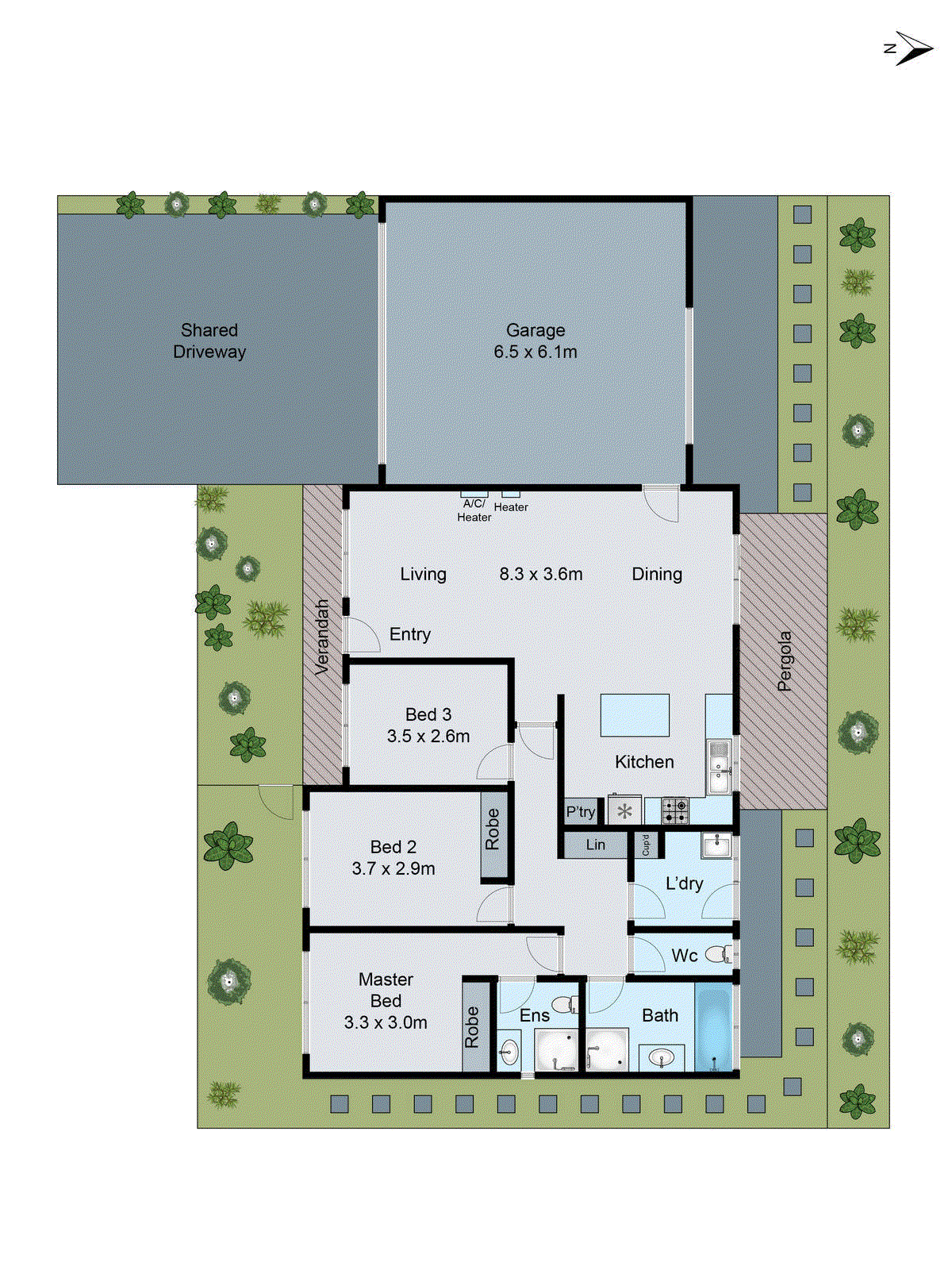 2/54 Daly Boulevard, Highton VIC 3216 - Floorplan