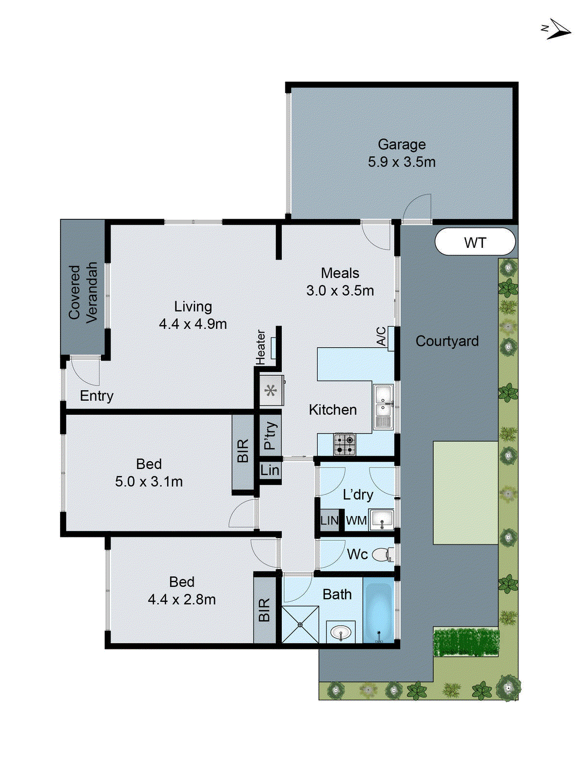 2/54 Minerva Road, Manifold Heights VIC 3218 - Floorplan