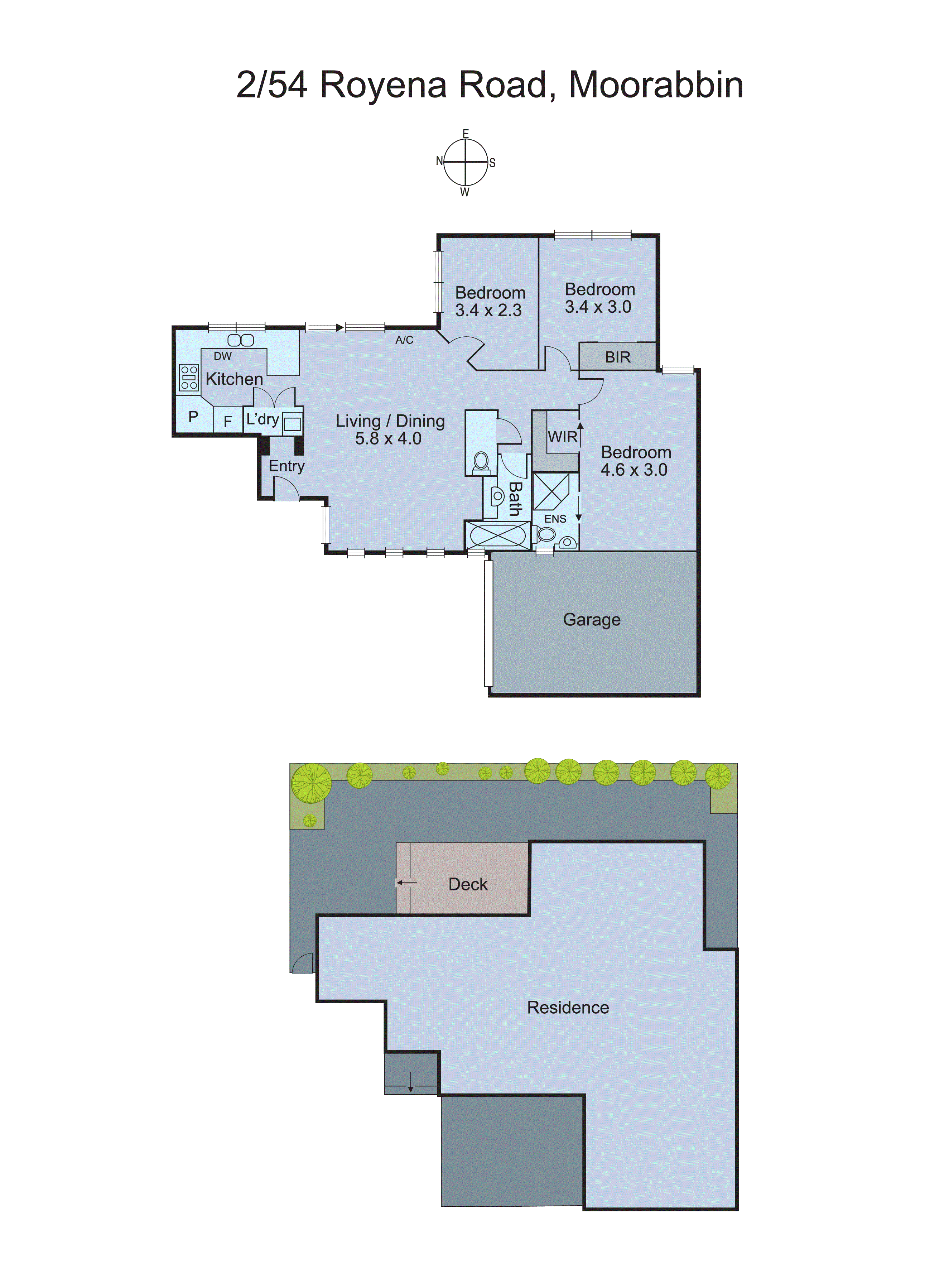 2/54 Royena Road, Moorabbin VIC 3189 - Floorplan