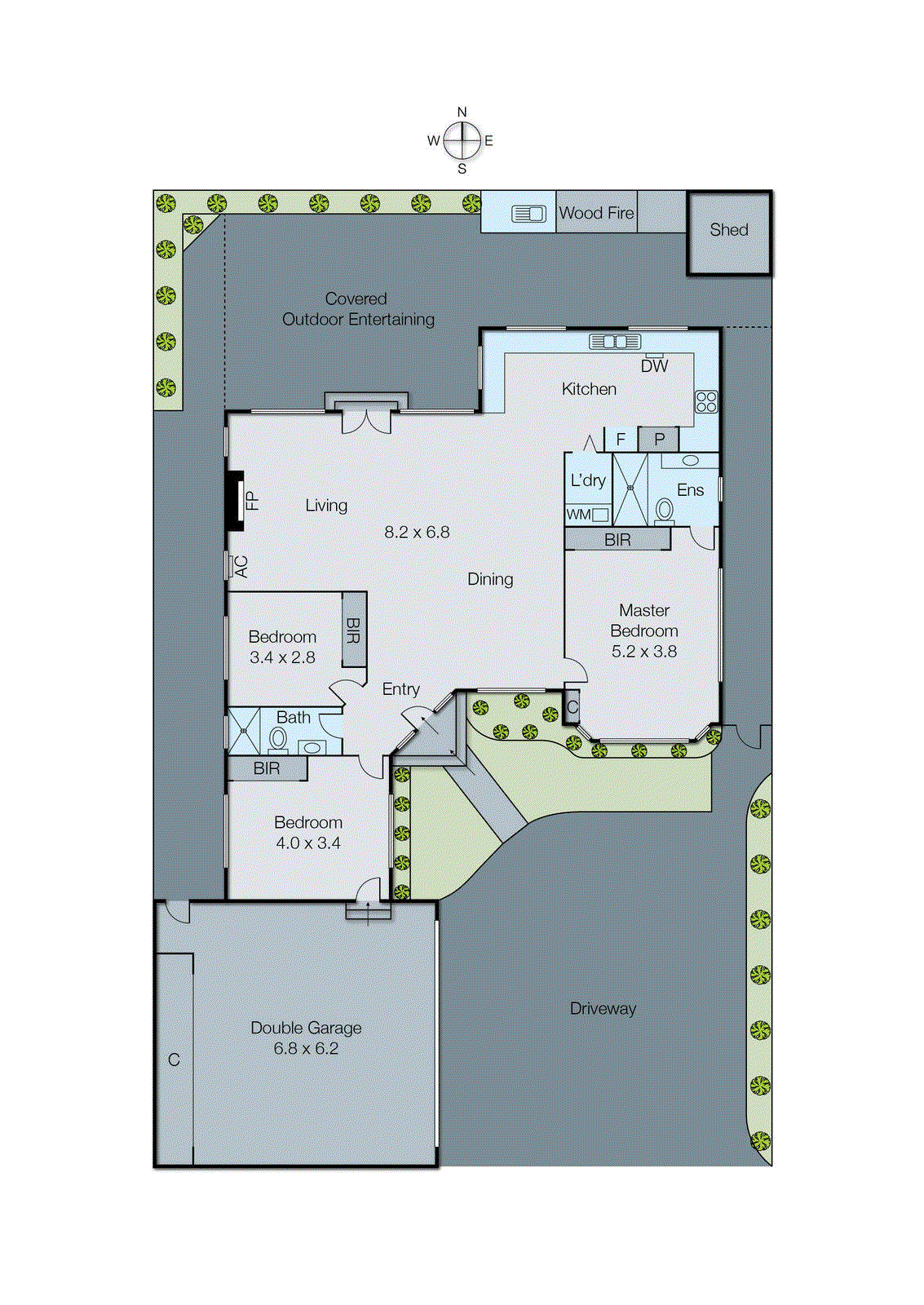 2/55 Teddington Road, Hampton VIC 3188 - Floorplan