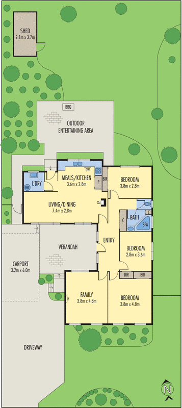 256 Mt Pleasant Road, Highton VIC 3216 - Floorplan