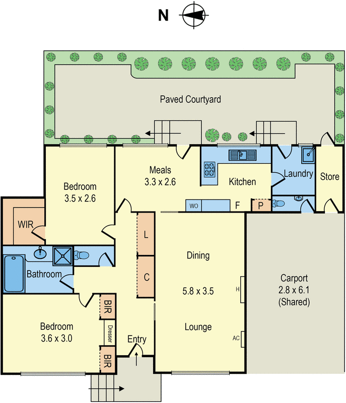 2/565 Balcombe Road, Black Rock VIC 3193 - Floorplan