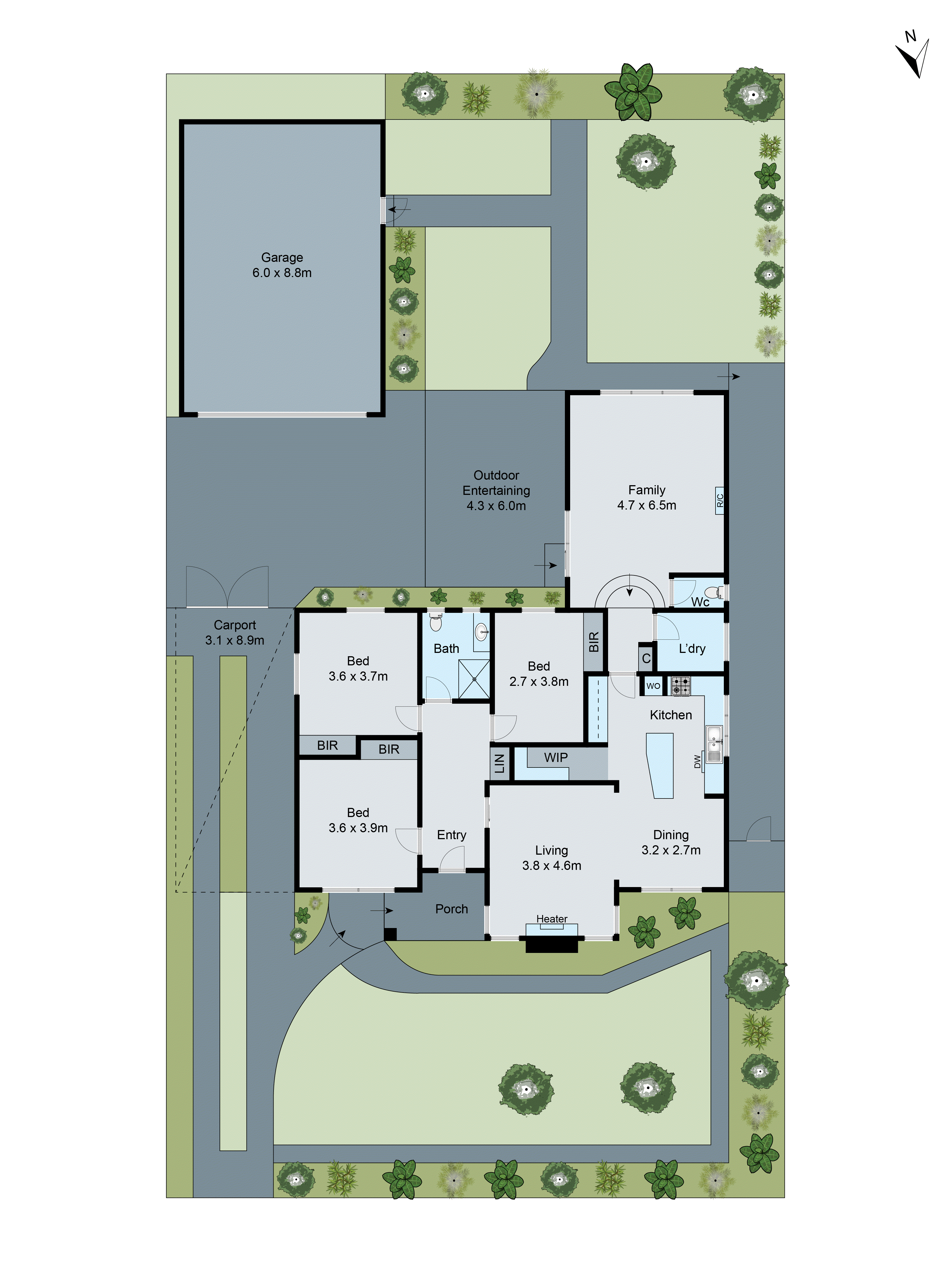 257 Autumn Street, Manifold Heights VIC 3218 - Floorplan