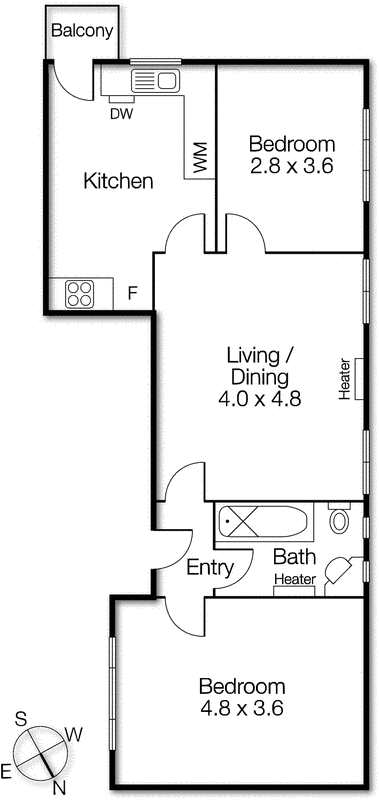 25/7 Eildon Road, St Kilda VIC 3182 - Floorplan