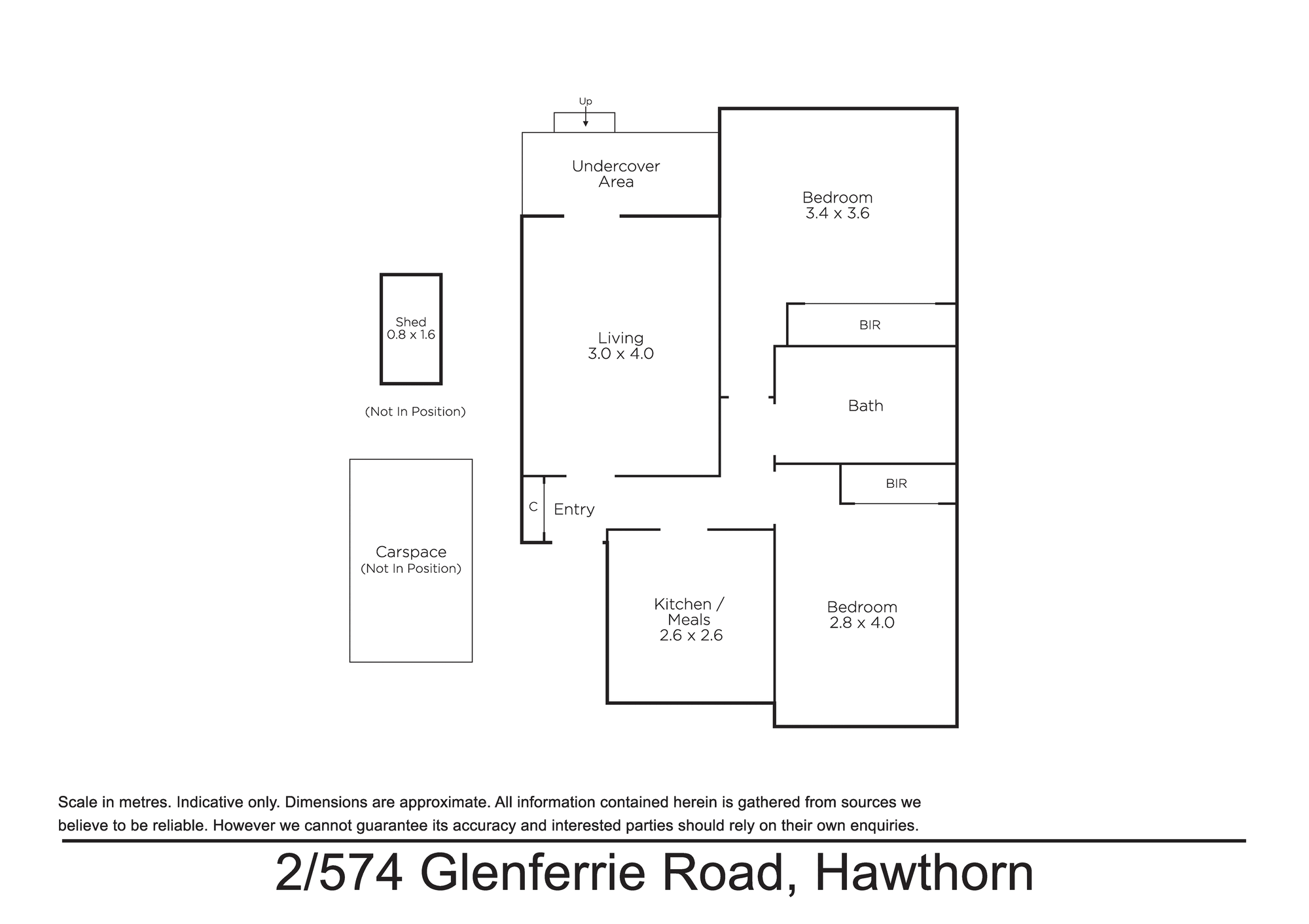 2/574 Glenferrie Road, Hawthorn, 3122