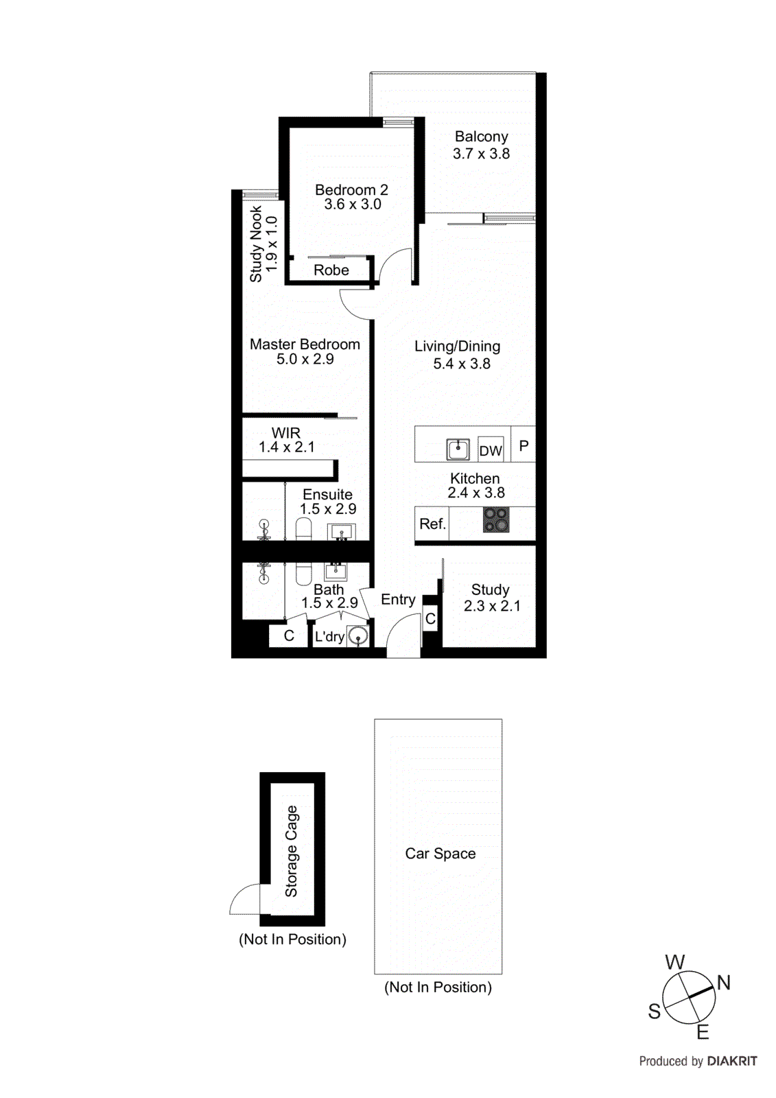 257/75 Graham Road, Highett VIC 3190 - Floorplan